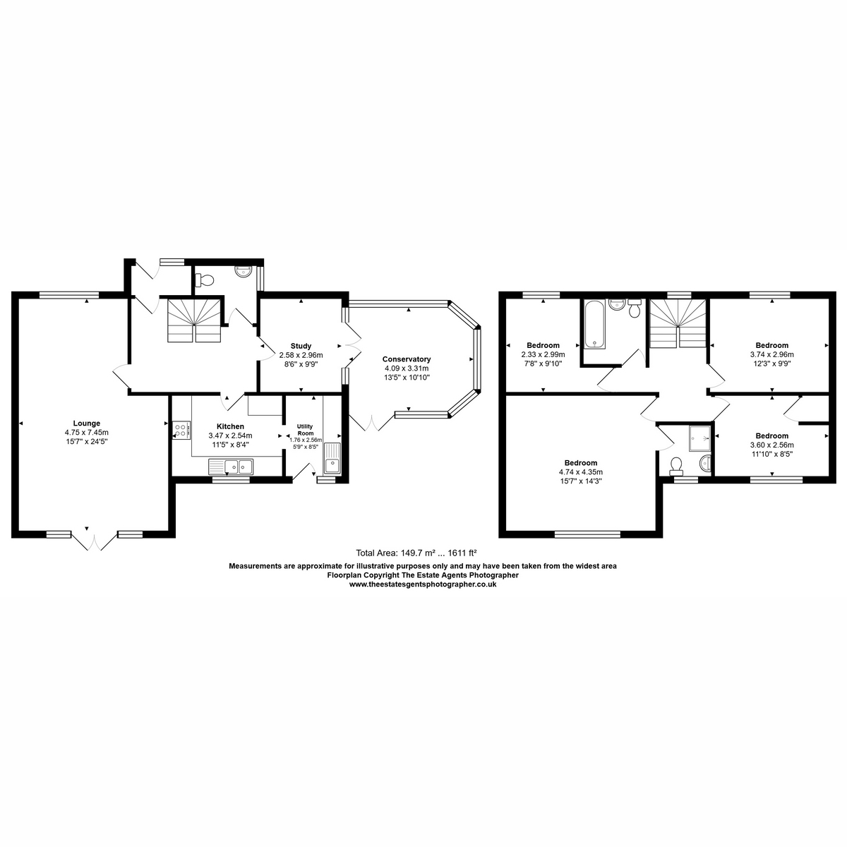 4, Mell Road, Maldon floorplan