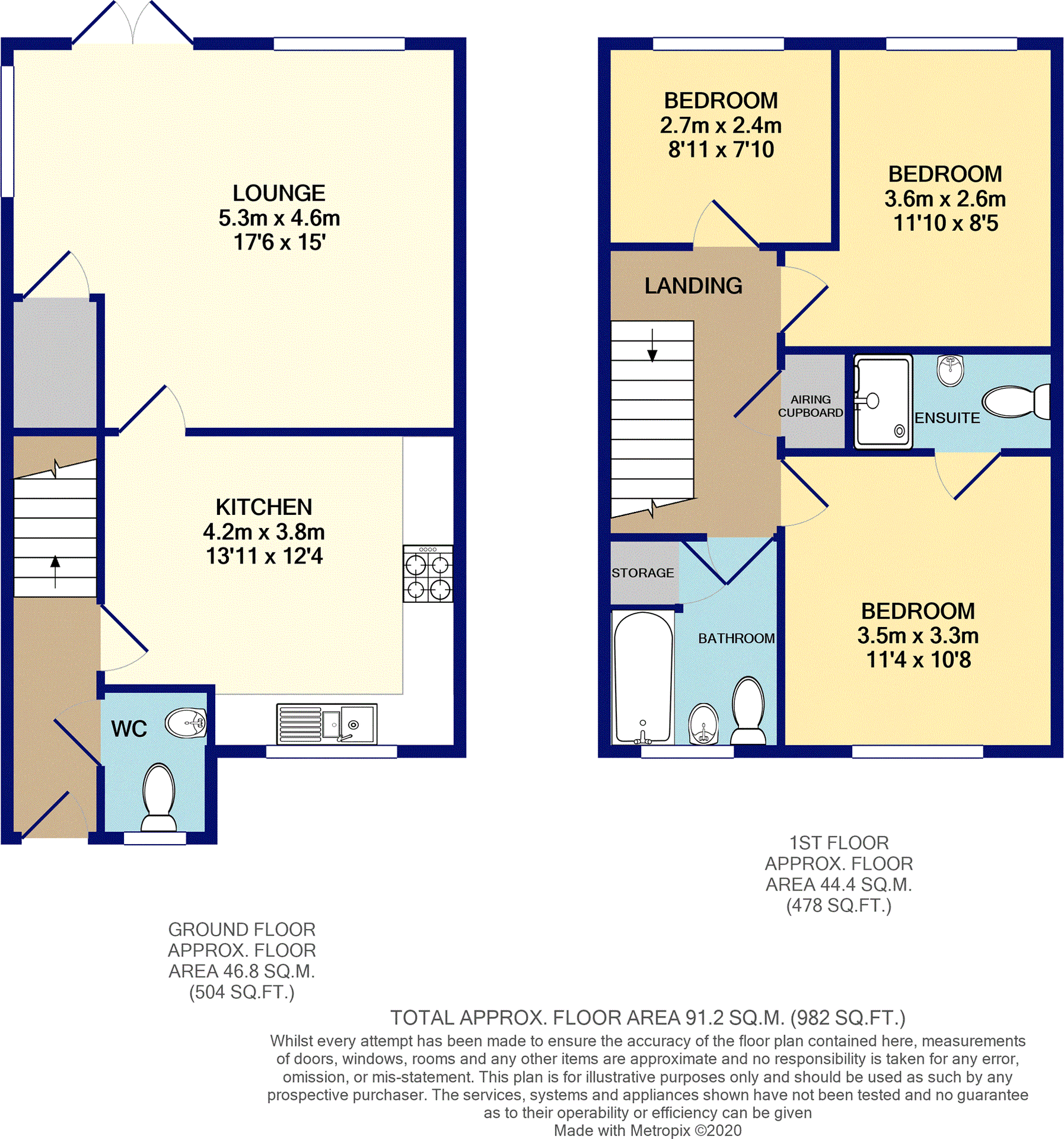 18 Bancroft Way, Leicester floorplan