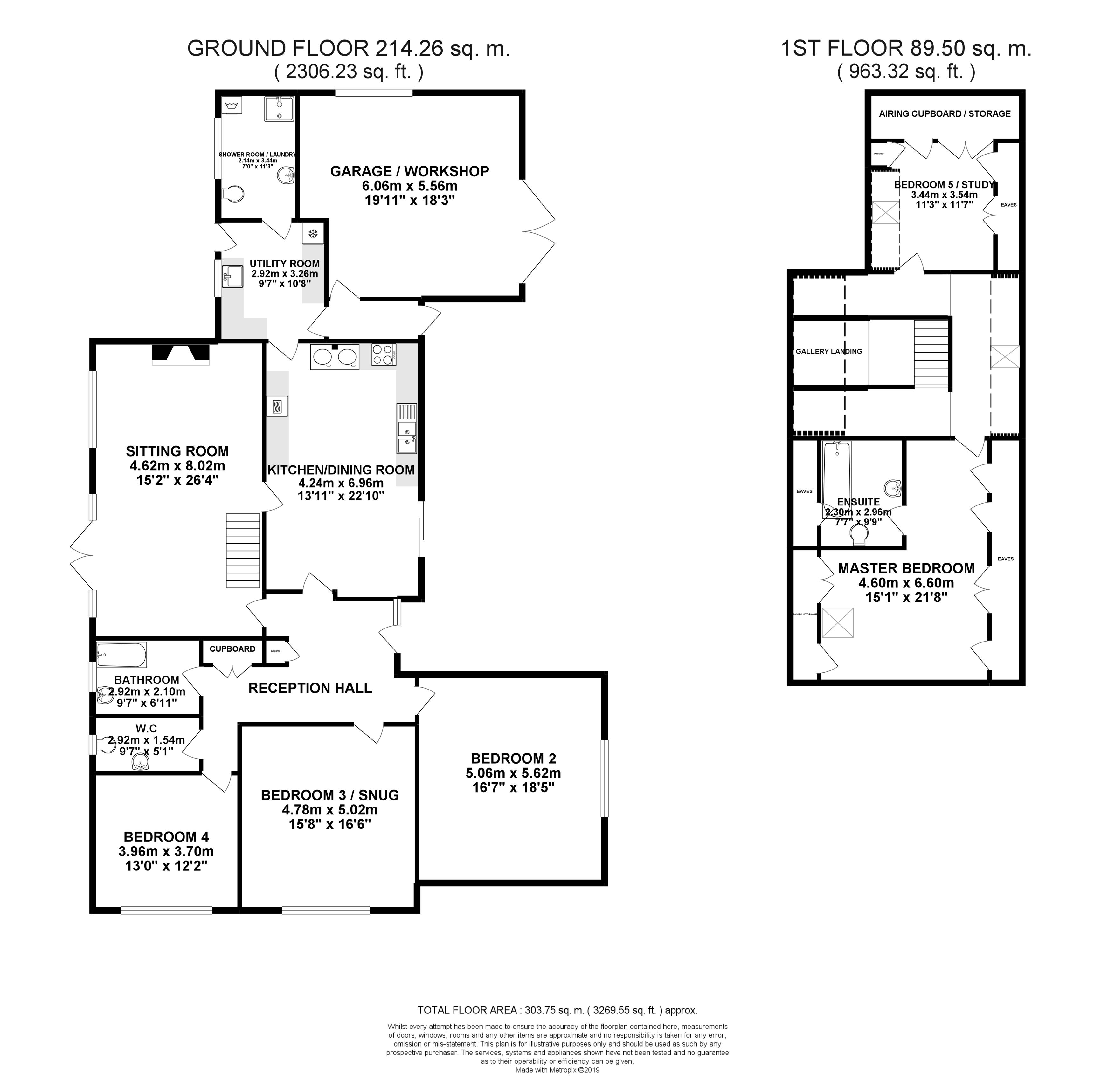 5 Bedrooms Detached house for sale in Pendock Lane, Pendock, Gloucestershire GL19