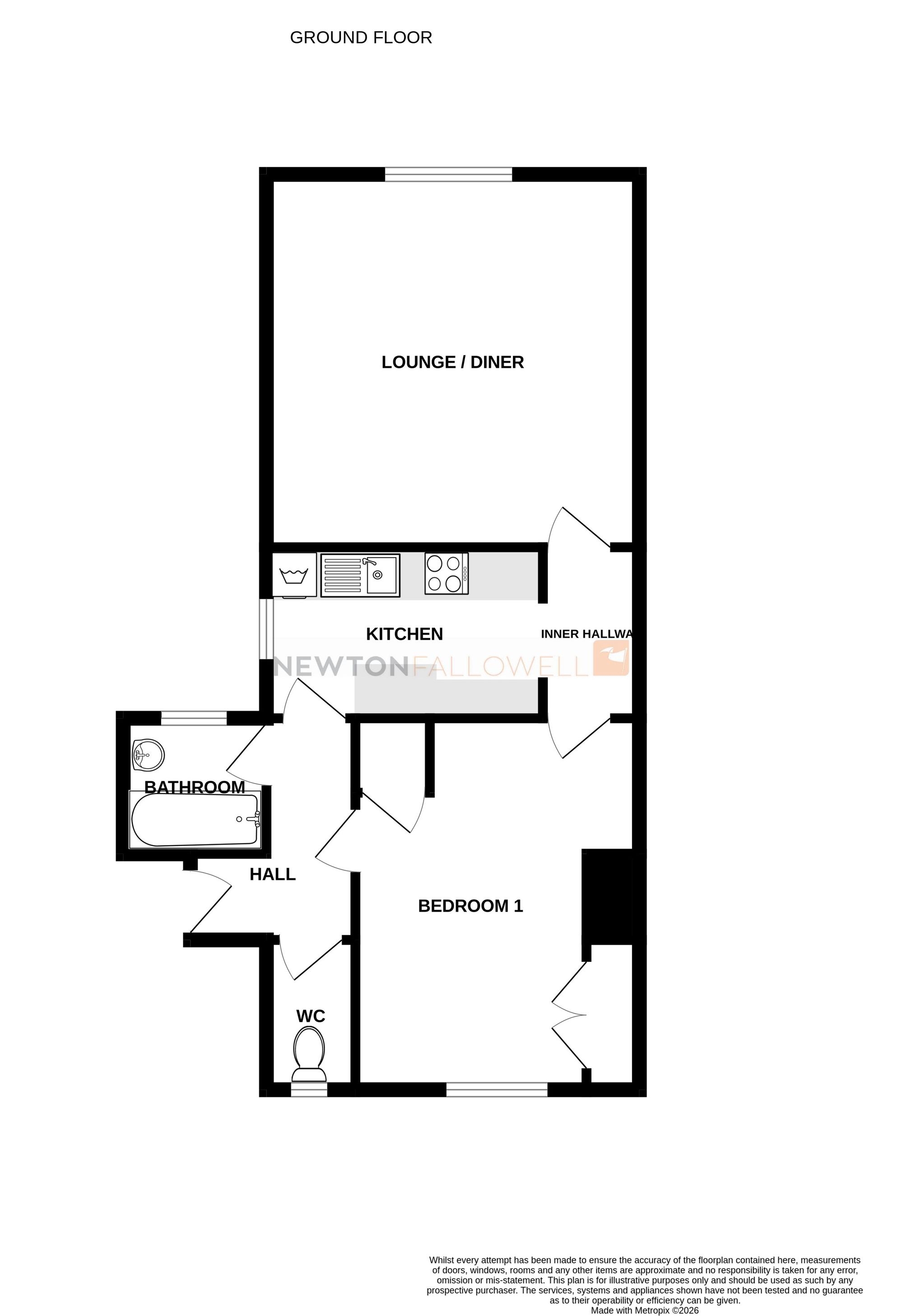 6b Avenue Road, Grantham floorplan