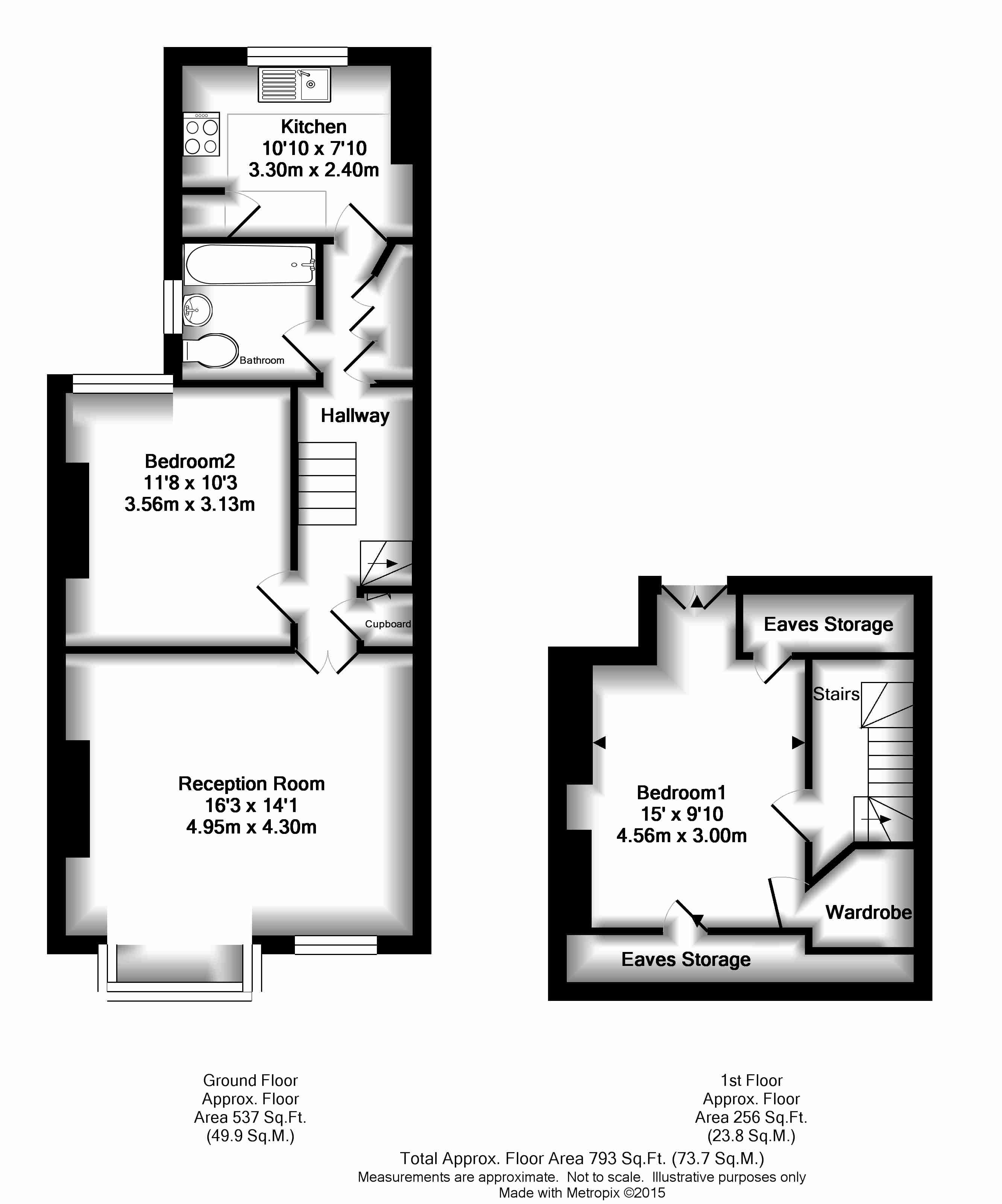 2 Bedrooms Flat to rent in Walpole Road, Brighton BN2