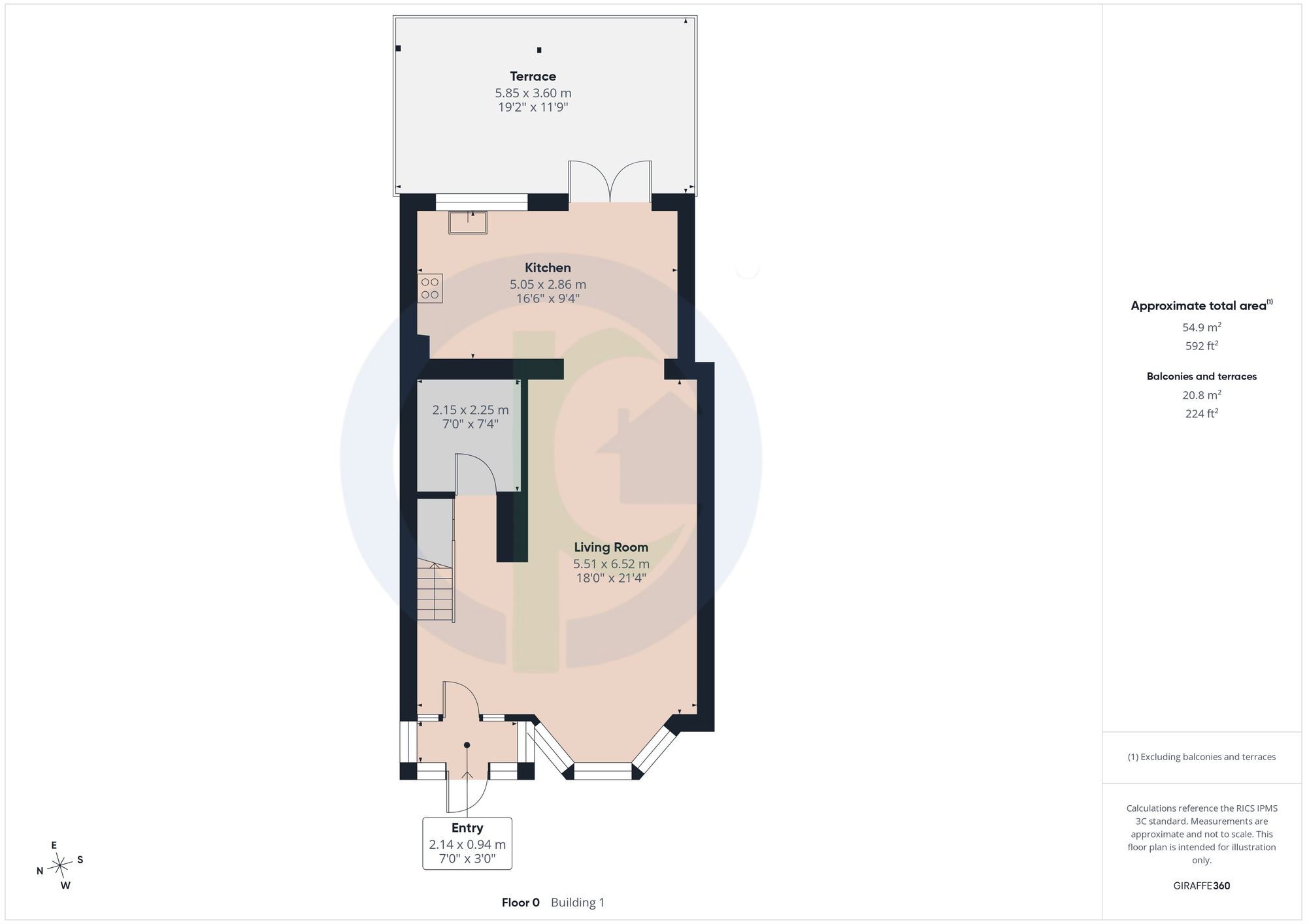 25 D'Arcy Gardens, Harrow floorplan