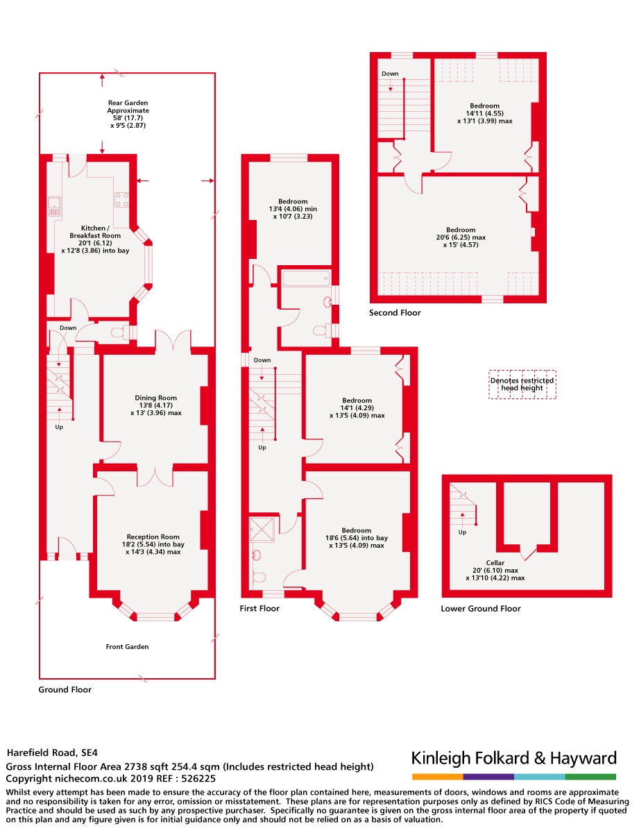73, Harefield Road, London floorplan