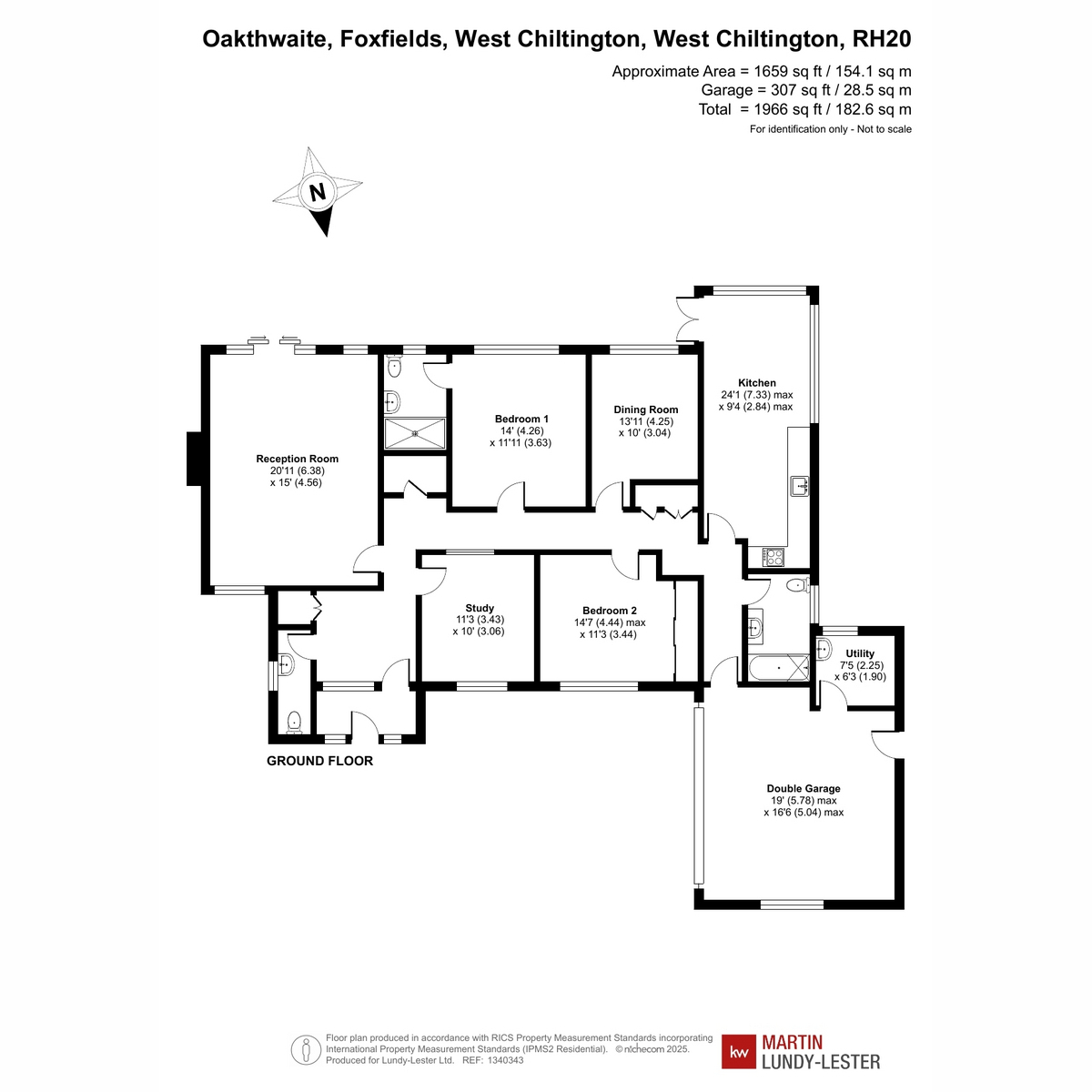 Oakthwaite, Foxfields, Pulborough floorplan