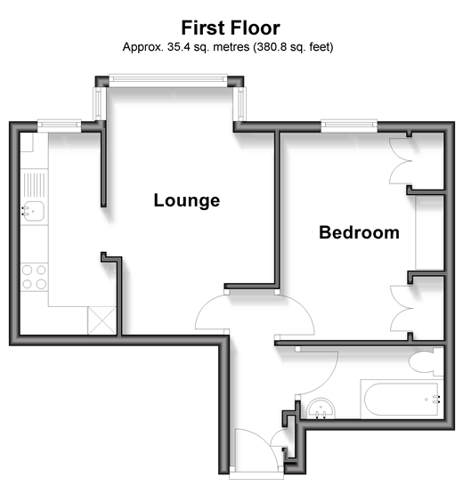 Grantham Road, Brighton floorplan