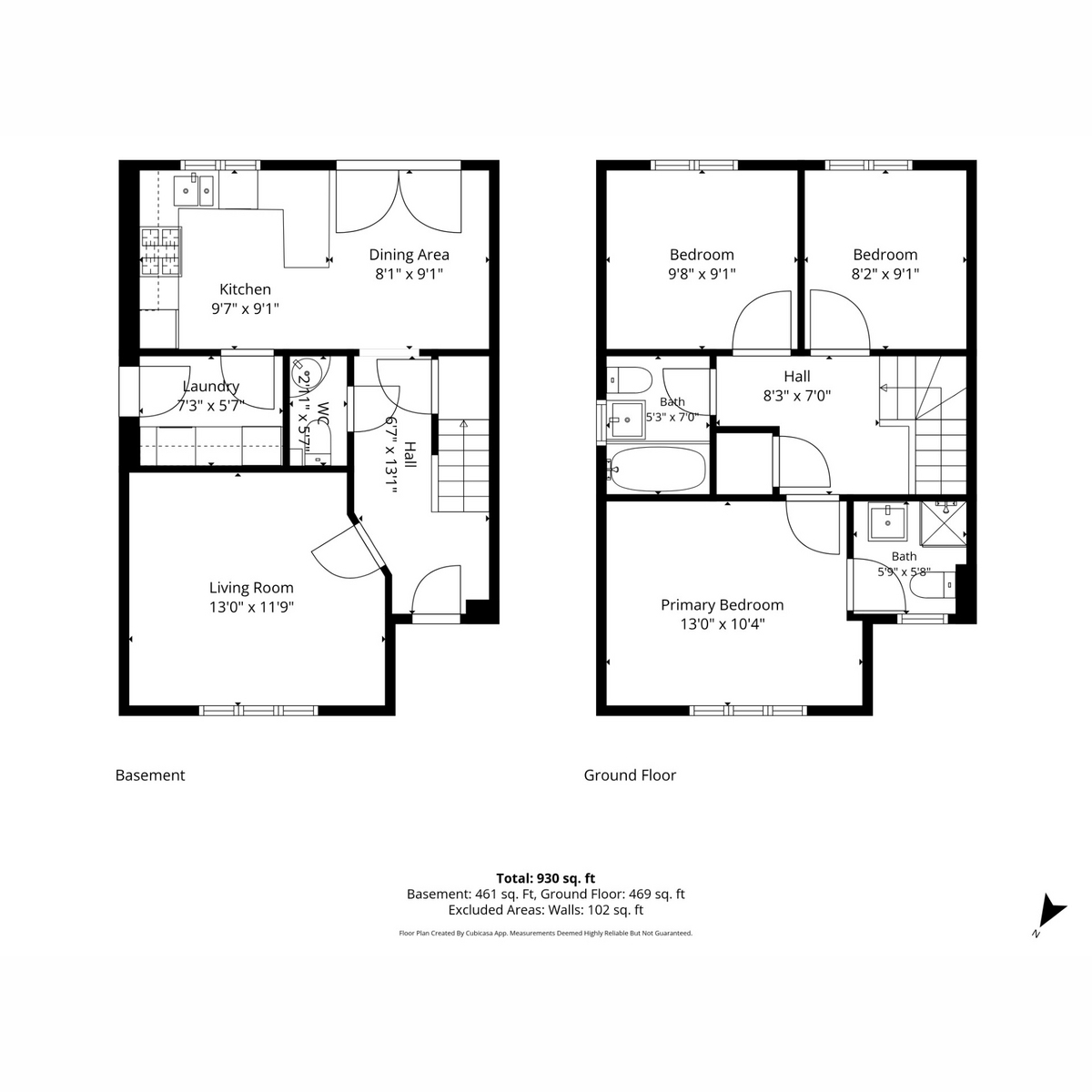 45, The Baulk, Houghton Regis floorplan