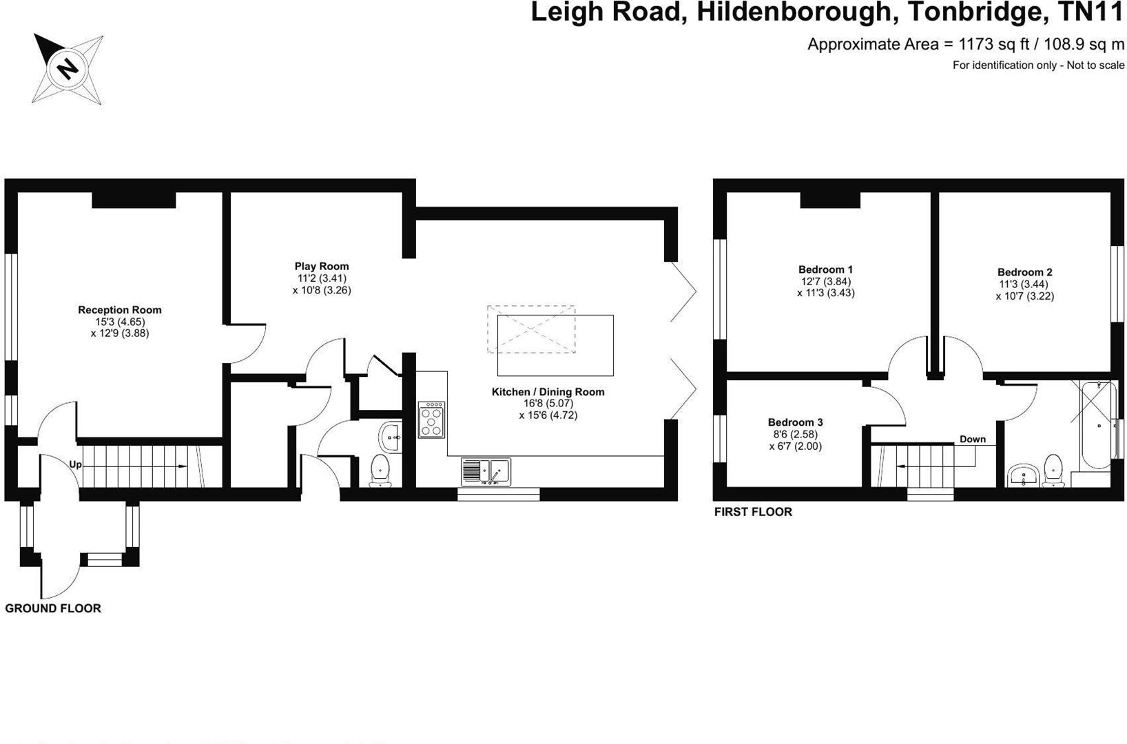 23, Leigh Road, Tonbridge floorplan