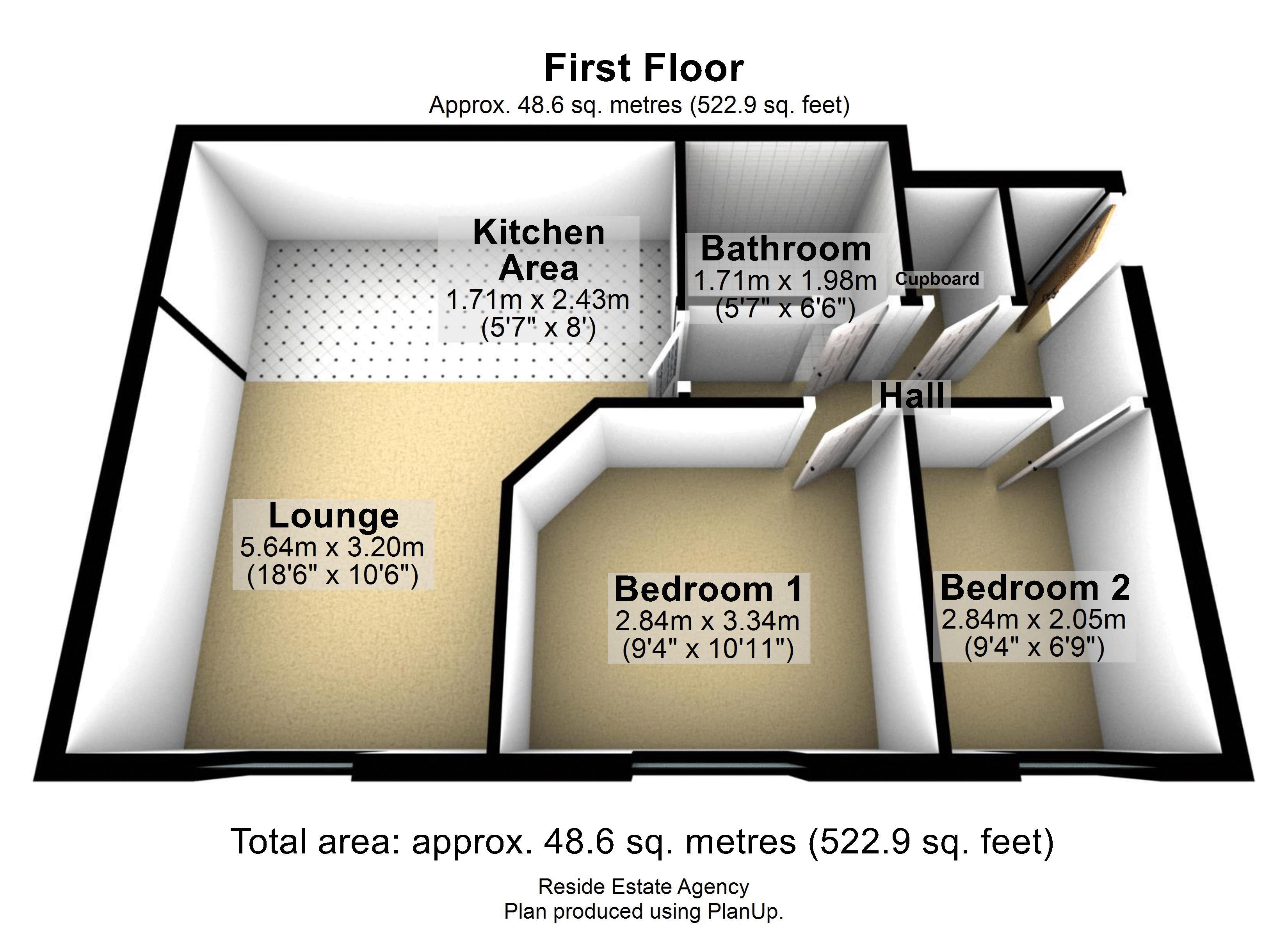 85, Dell Road, Rochdale floorplan