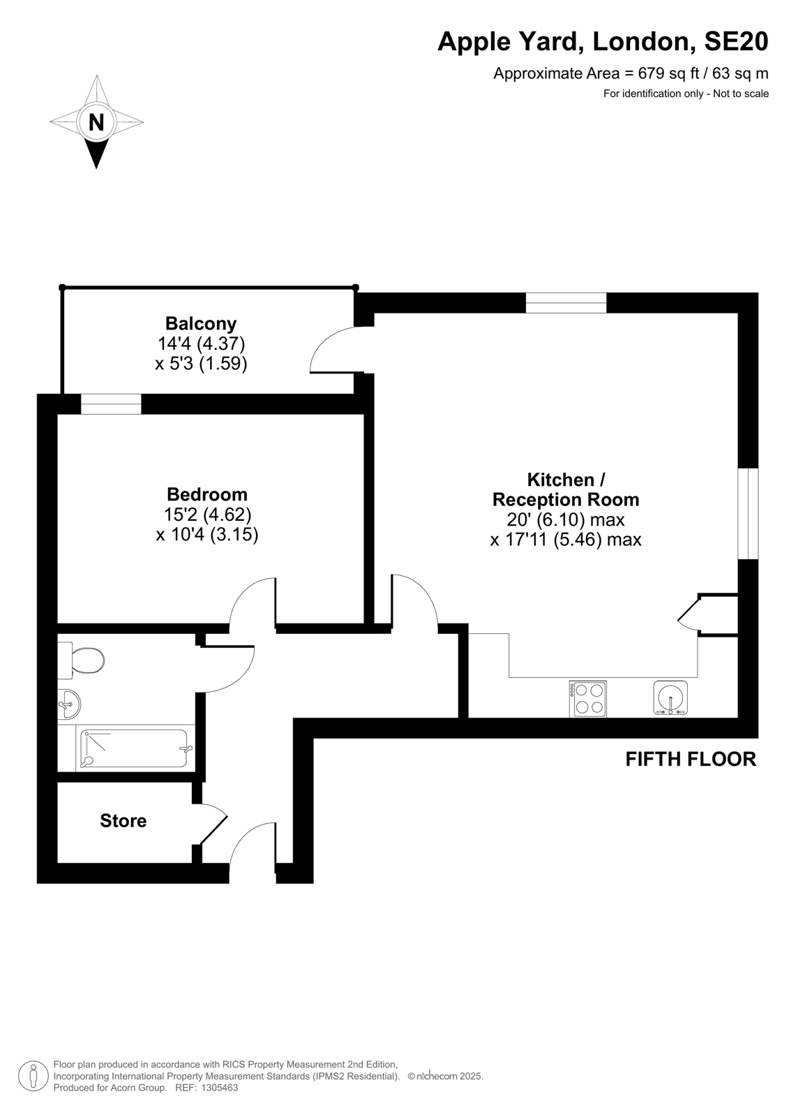 Apple Yard, London floorplan