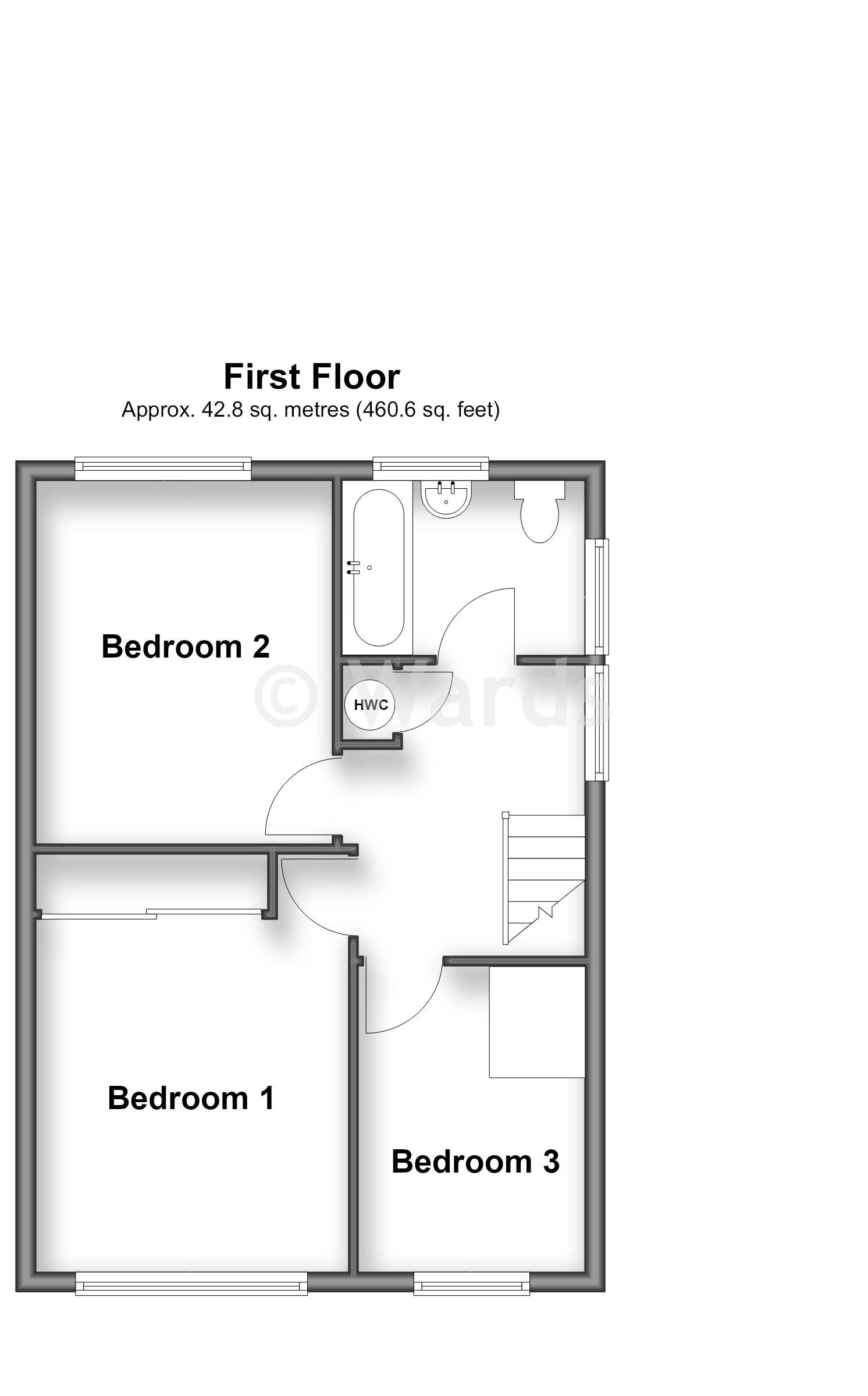Woodlands, St. John's Road, New Romney floorplan