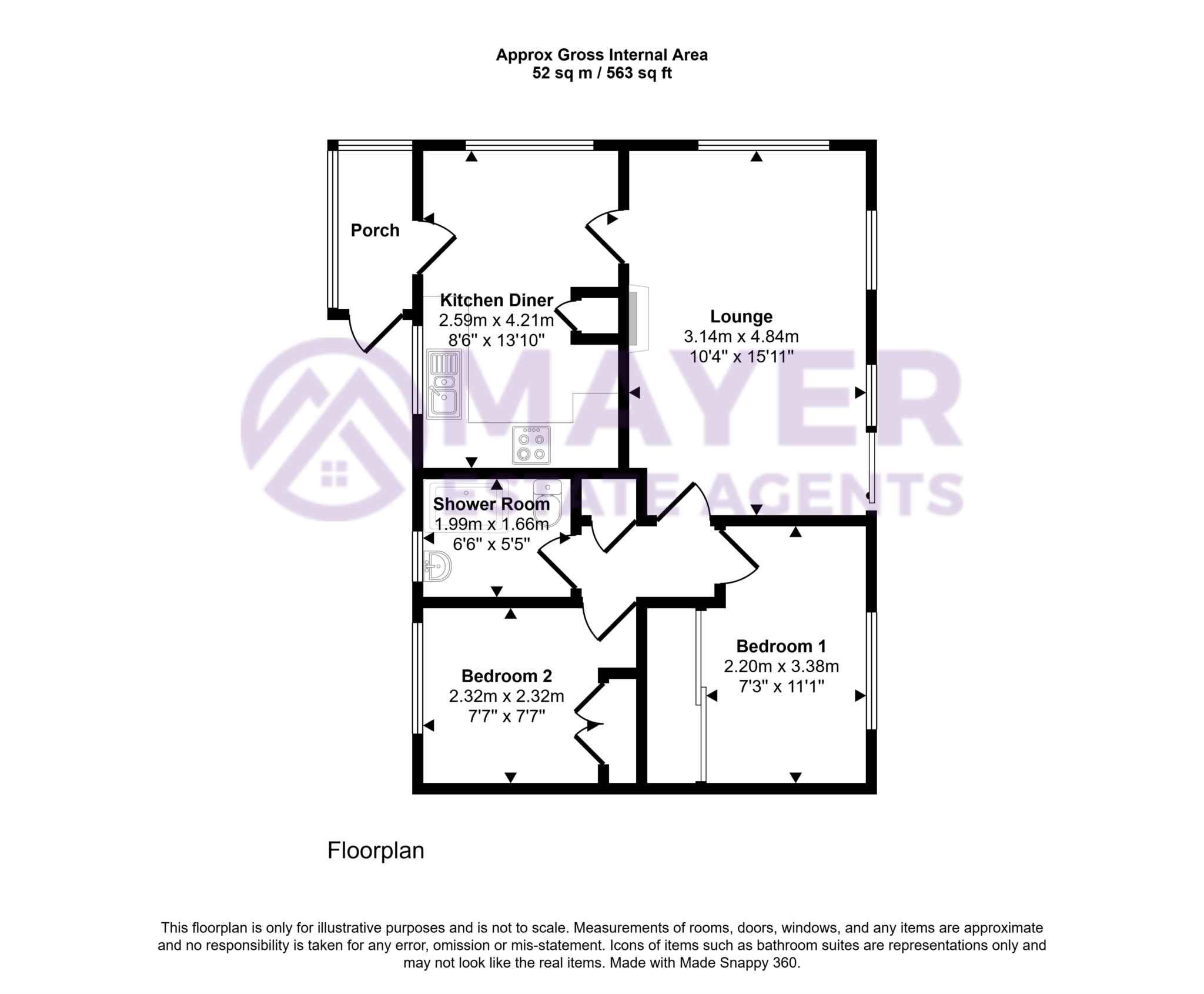 11, Baytree Close, Plymouth floorplan