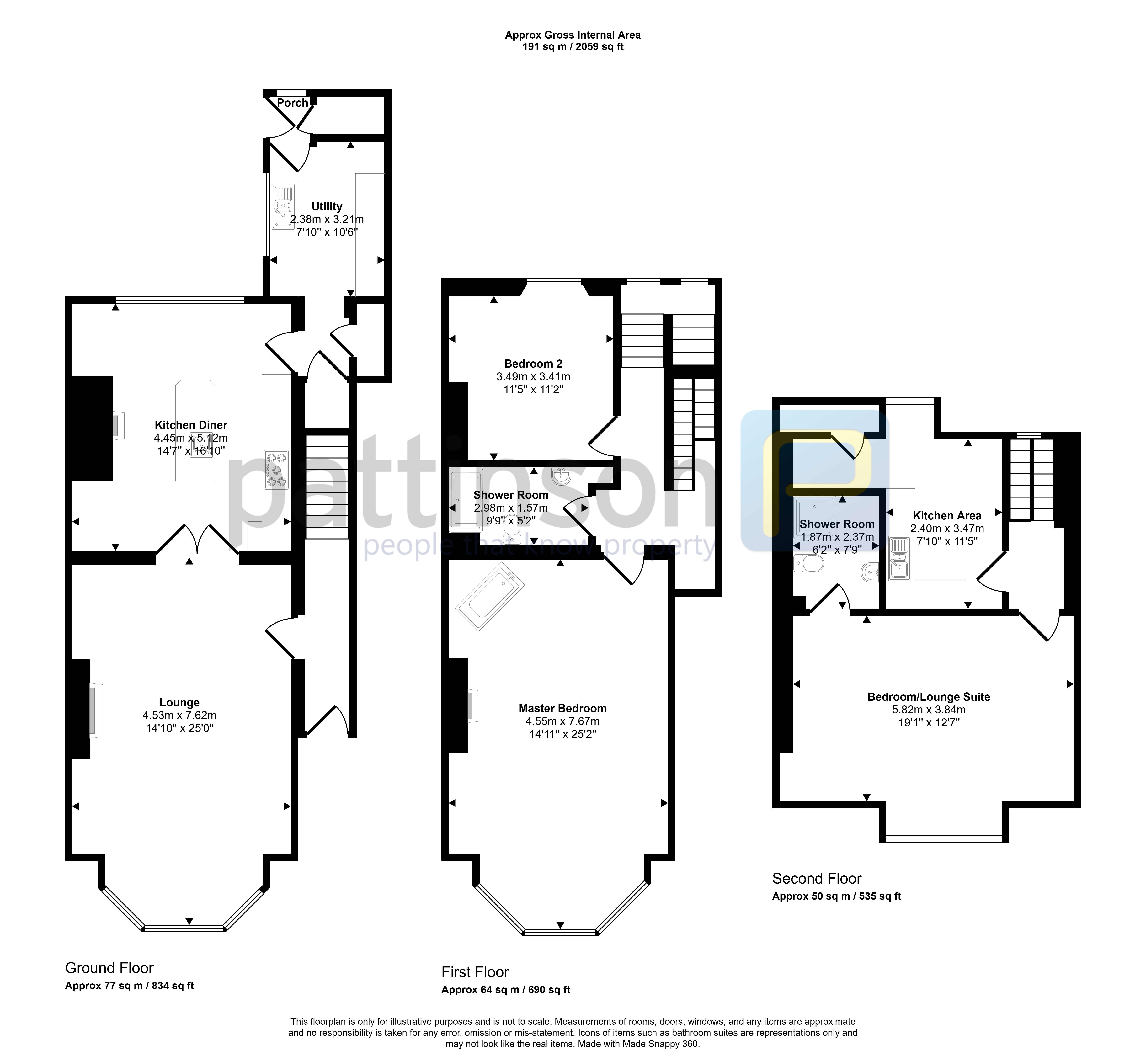 8, Windsor Terrace, Newbiggin-by-the-Sea floorplan