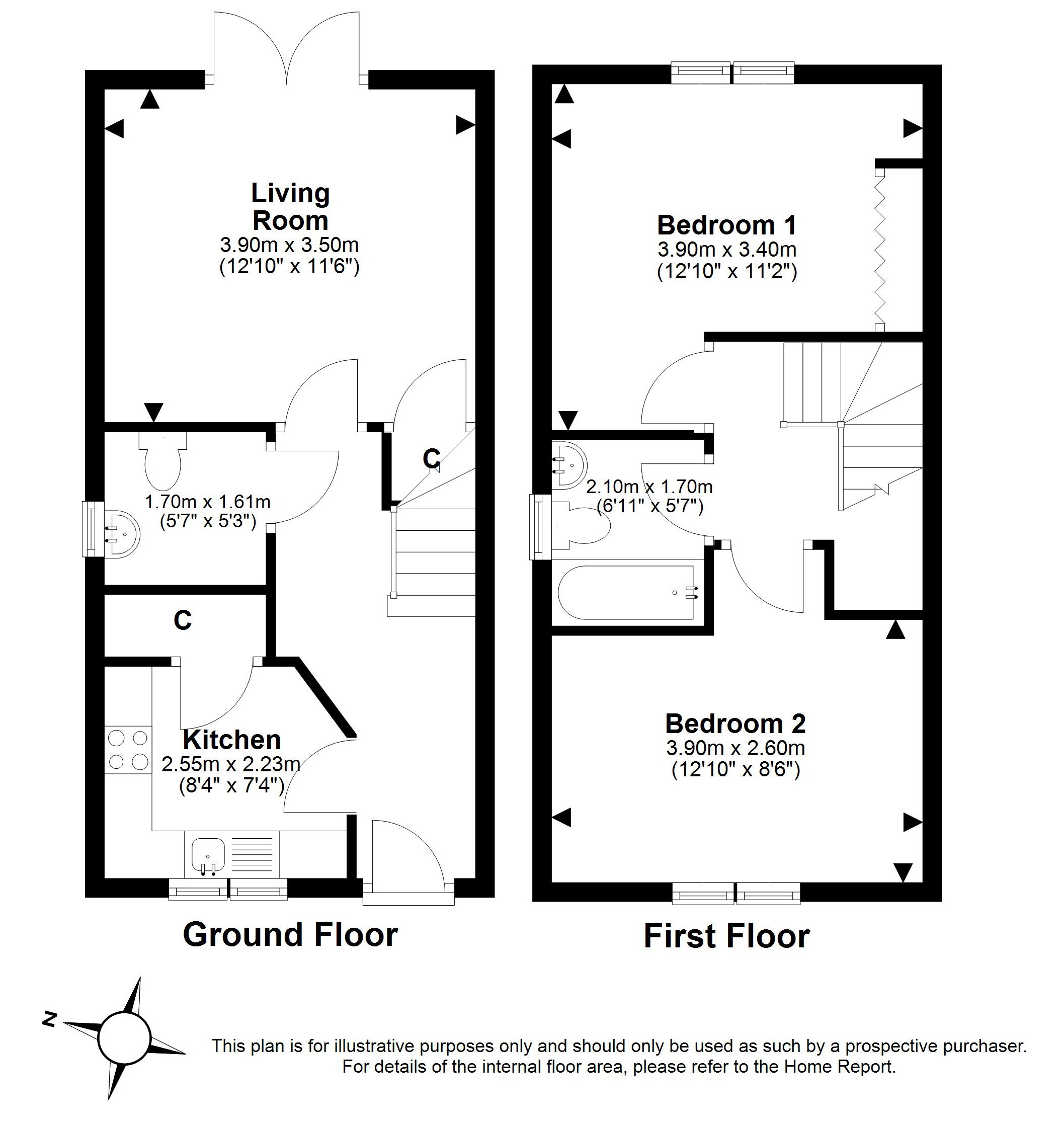 172, Burnbrae Road, Bonnyrigg floorplan