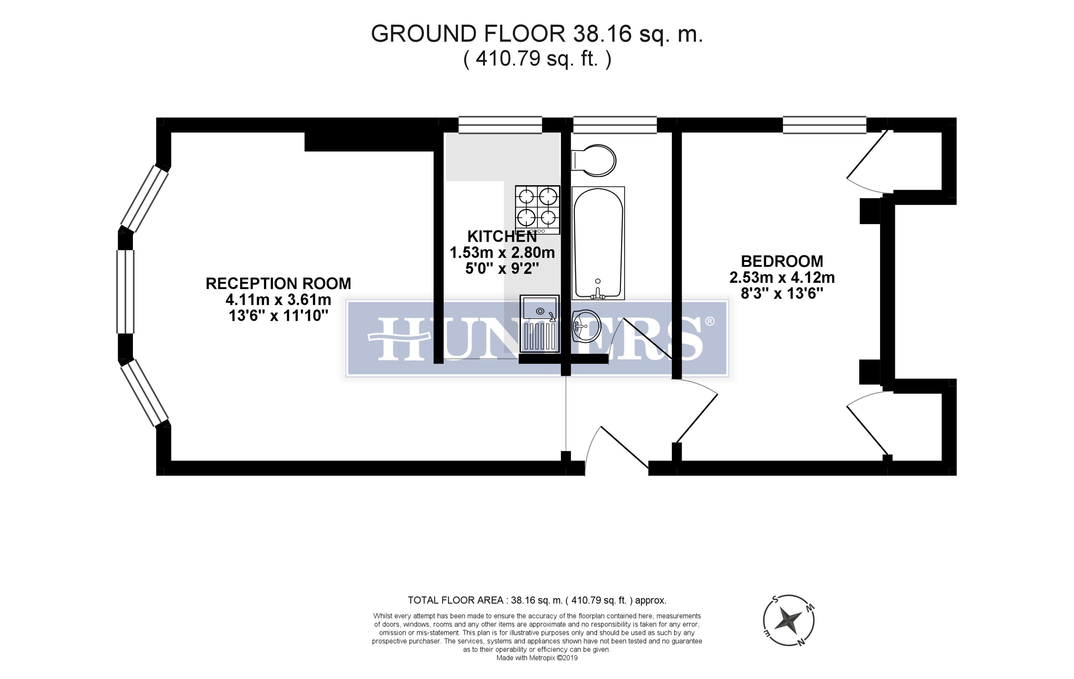 1 Bedrooms Flat to rent in West End Lane, London NW6