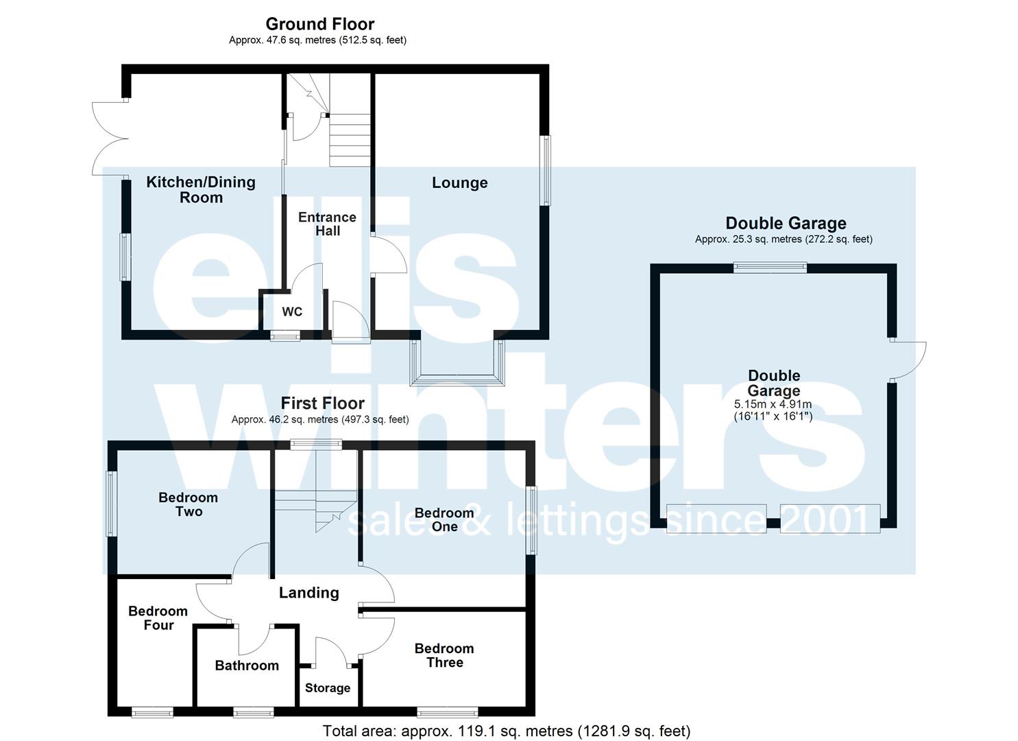 7, Sweetings Road, Huntingdon floorplan