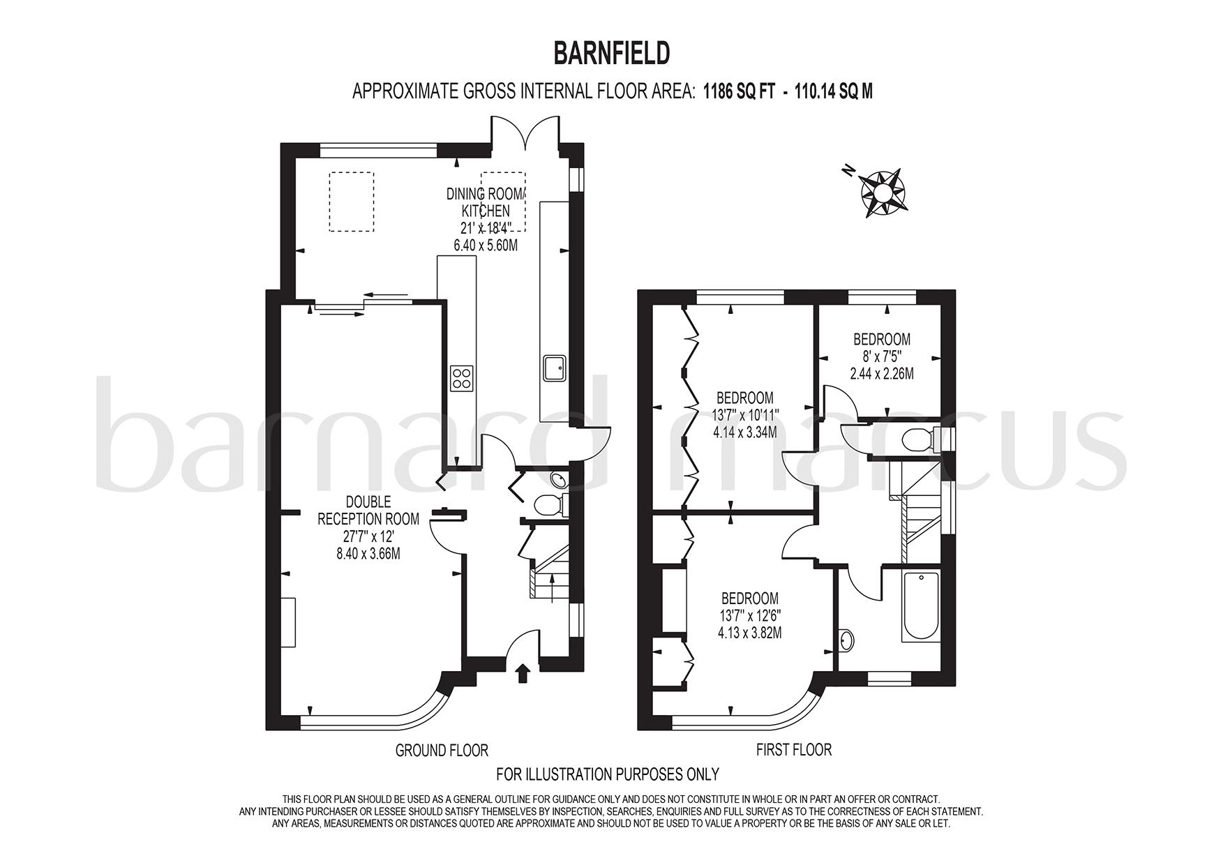 17, Barnfield, NEW MALDEN floorplan