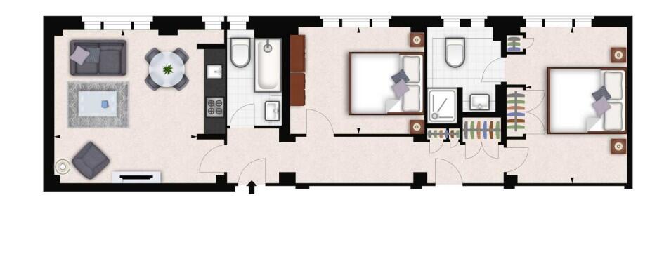 Apartment, 14, 39 Hill Street, London, London floorplan