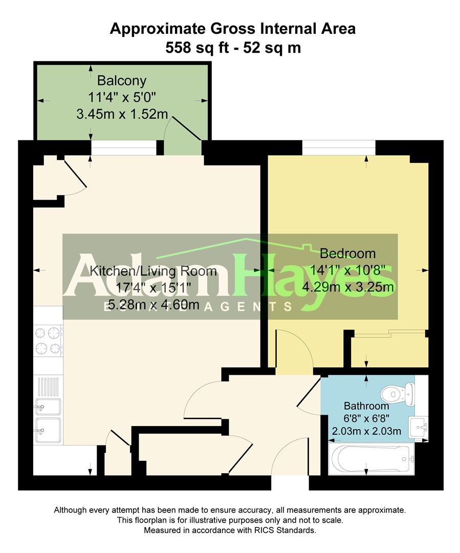 Flat 6 Griffin Building, 7 Regiment Hill, London floorplan