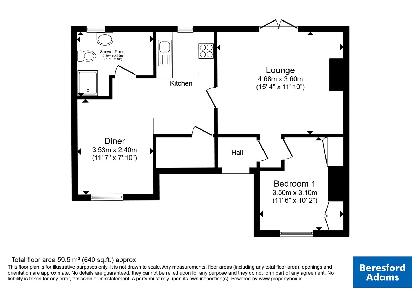 33, Tan Y Fron, Conwy floorplan