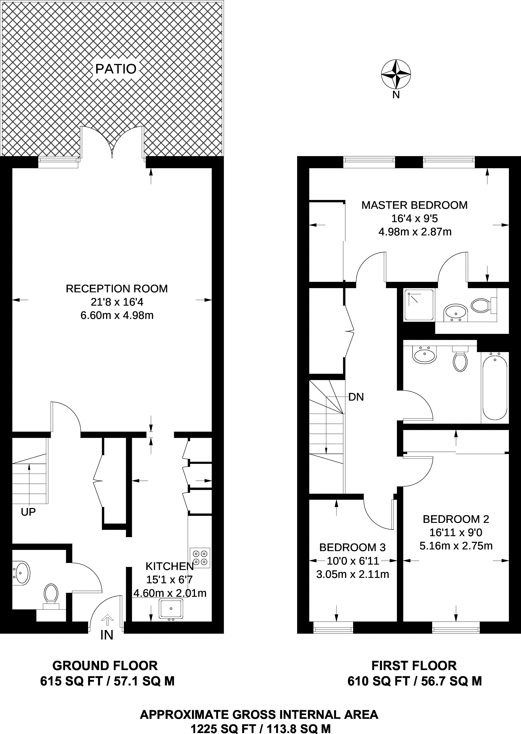 3 Bedrooms Maisonette to rent in Dongola Road, Stepney, London E1