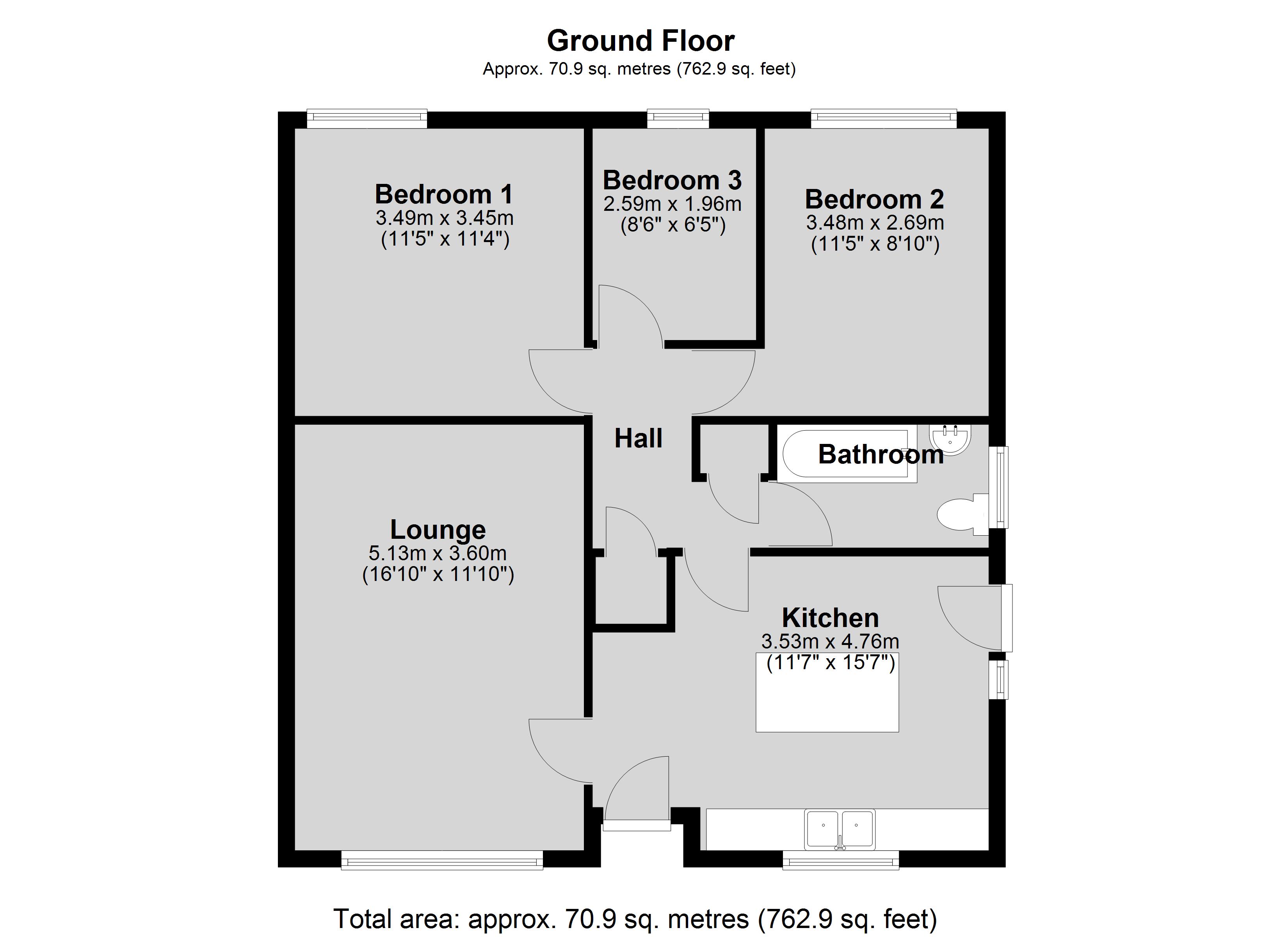 8, Midway Close, Lincoln floorplan