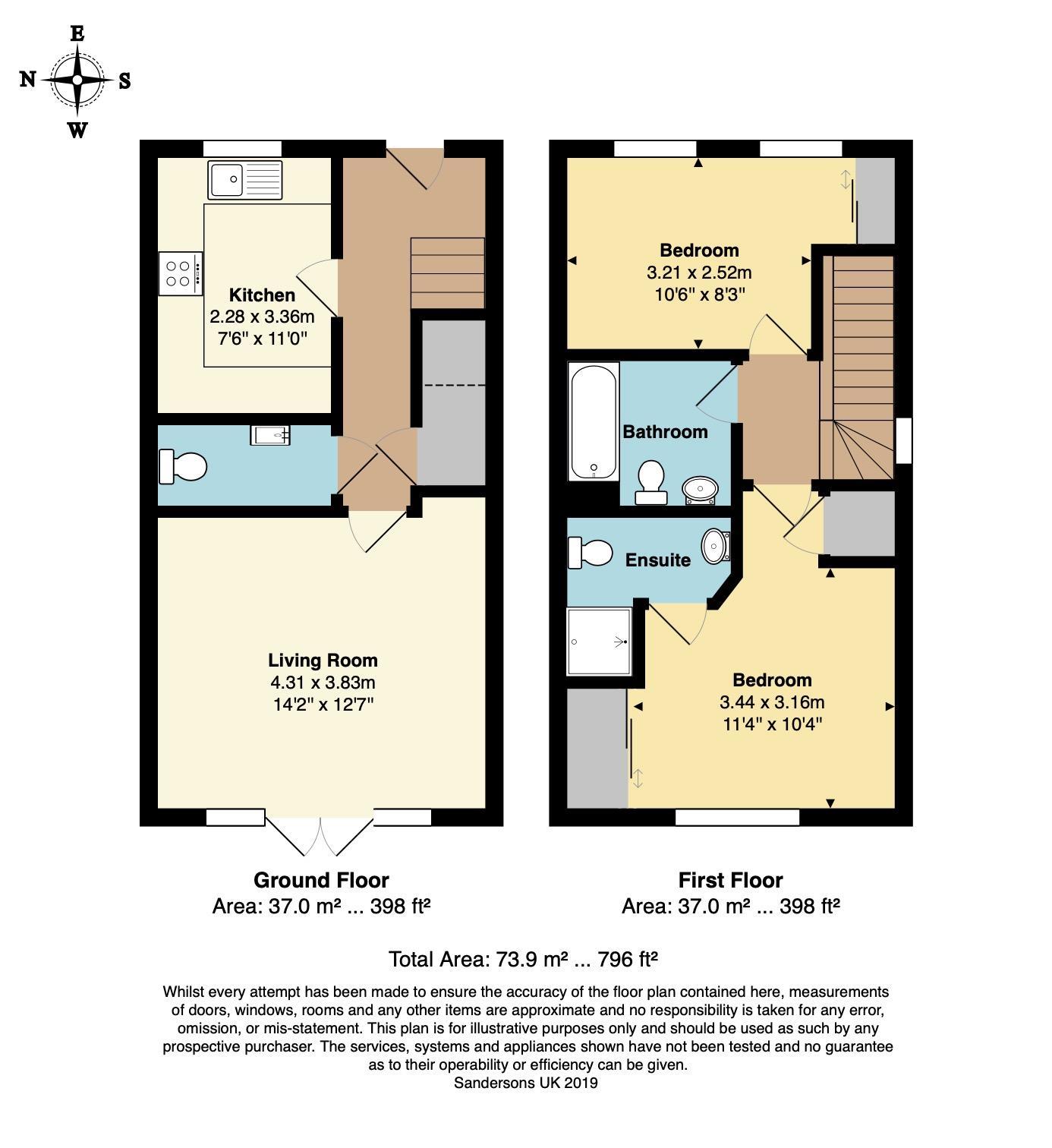 2 Bedrooms Semi-detached house for sale in Ryeland Way, Bridgefield, Ashford TN25