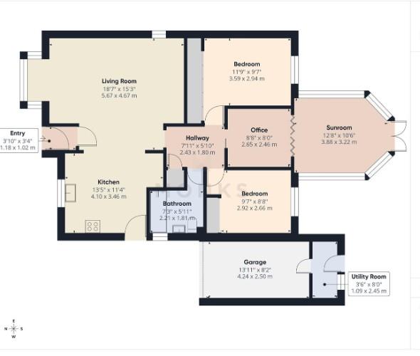 3, Cae Haidd, Llanymynech floorplan