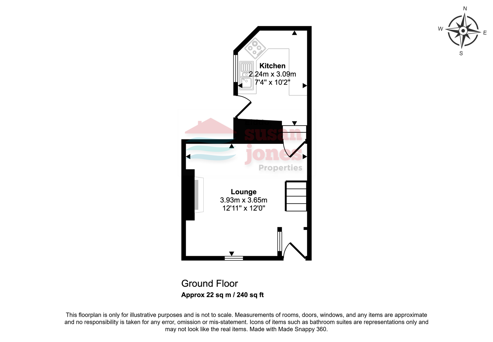 Shelduck Cottage, 29 Abererch Road, Pwllheli floorplan