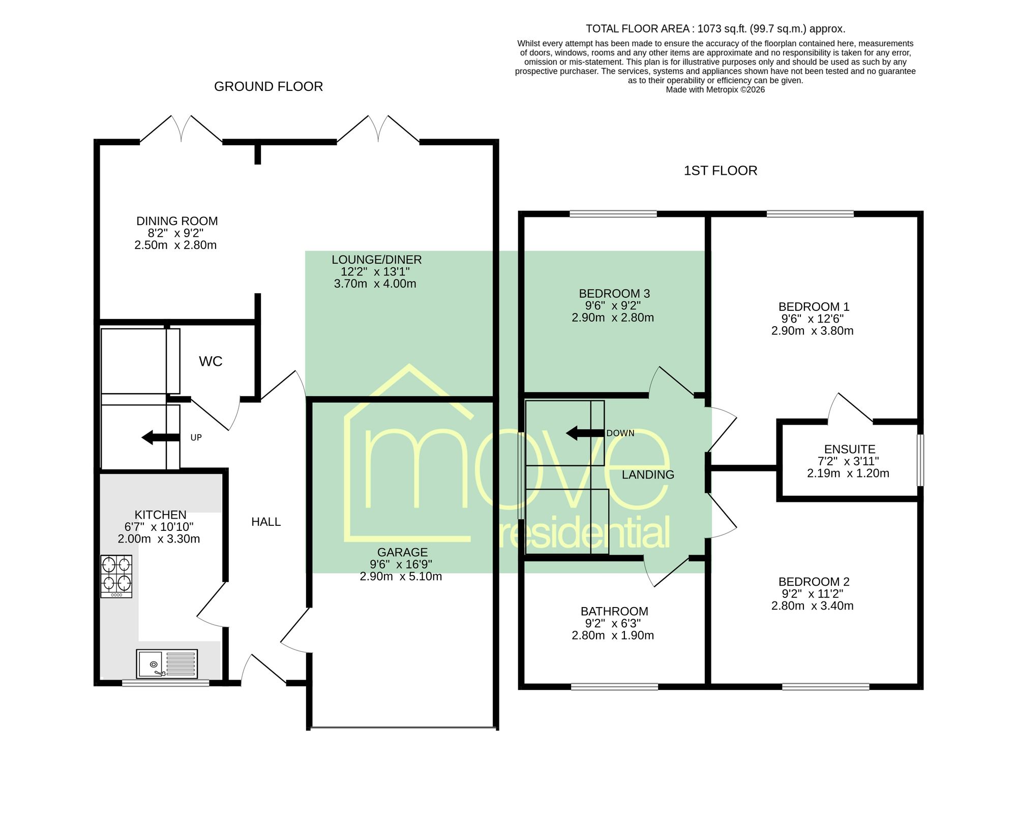 8 Proudman Drive, Prenton floorplan