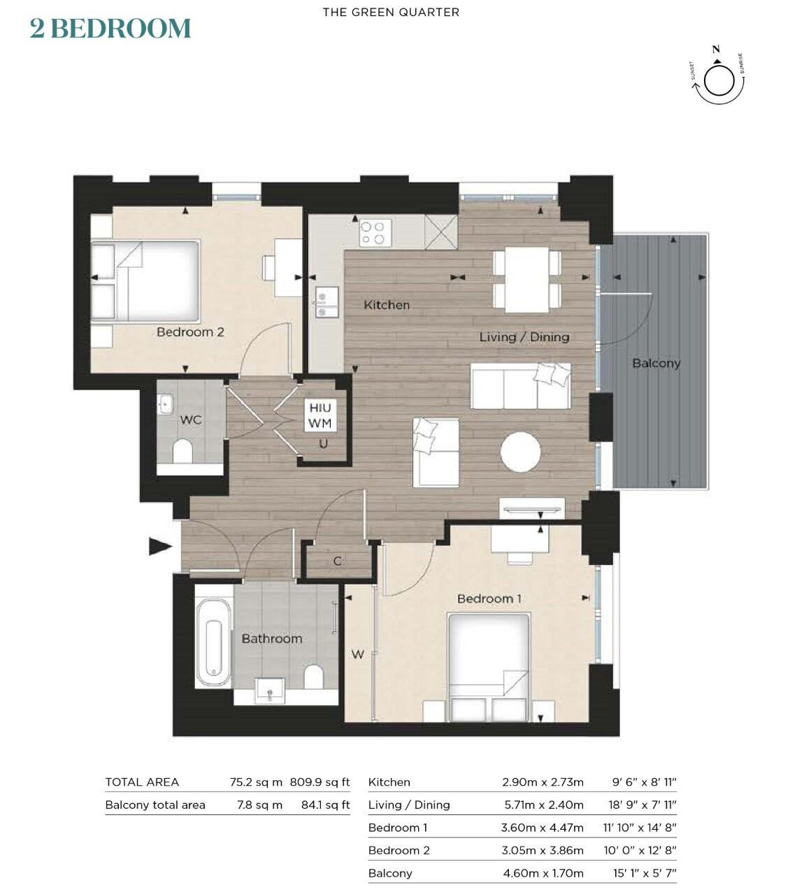 Viola House, Southall floorplan
