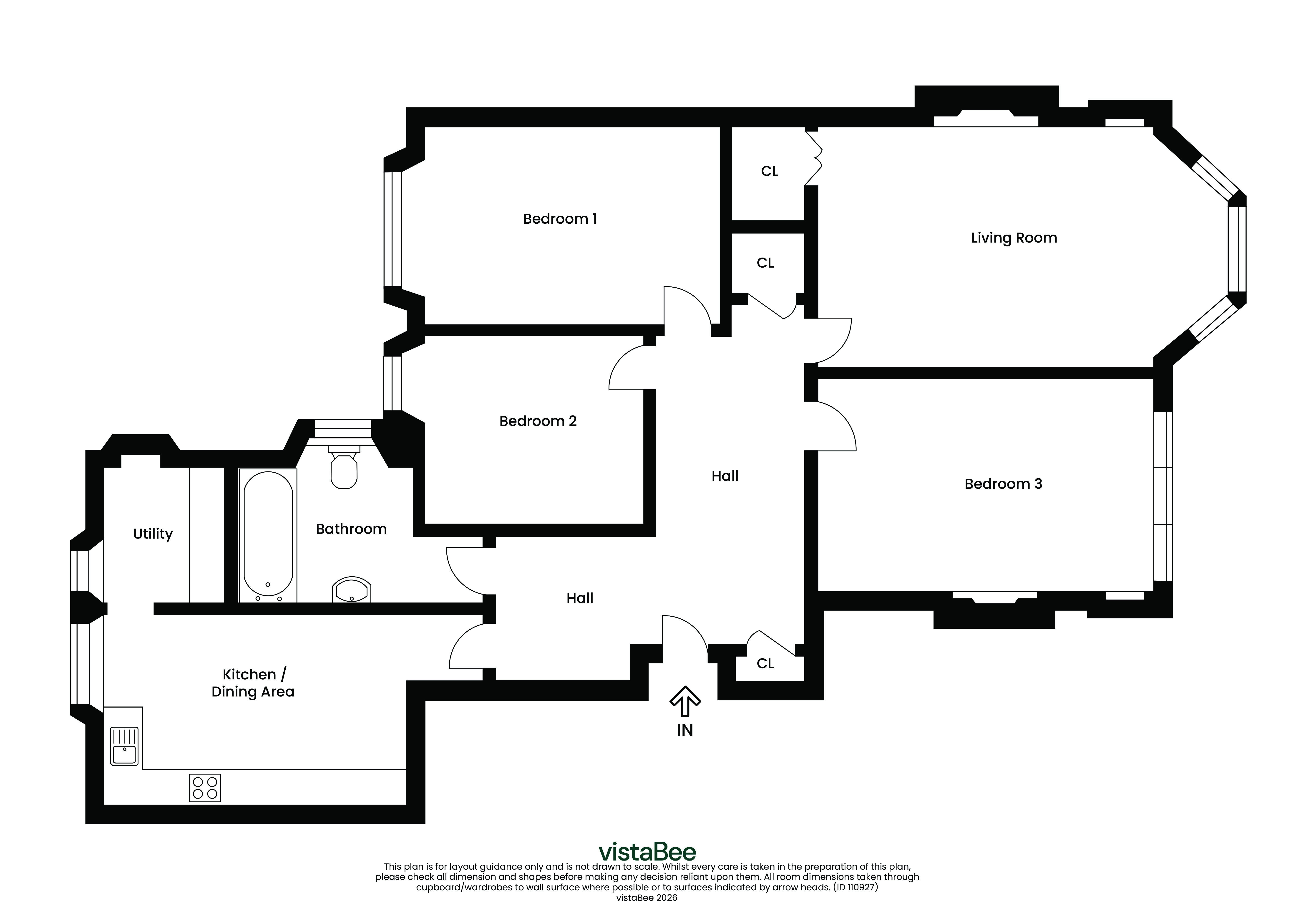 2/1, 33, Cranworth Street, Glasgow floorplan