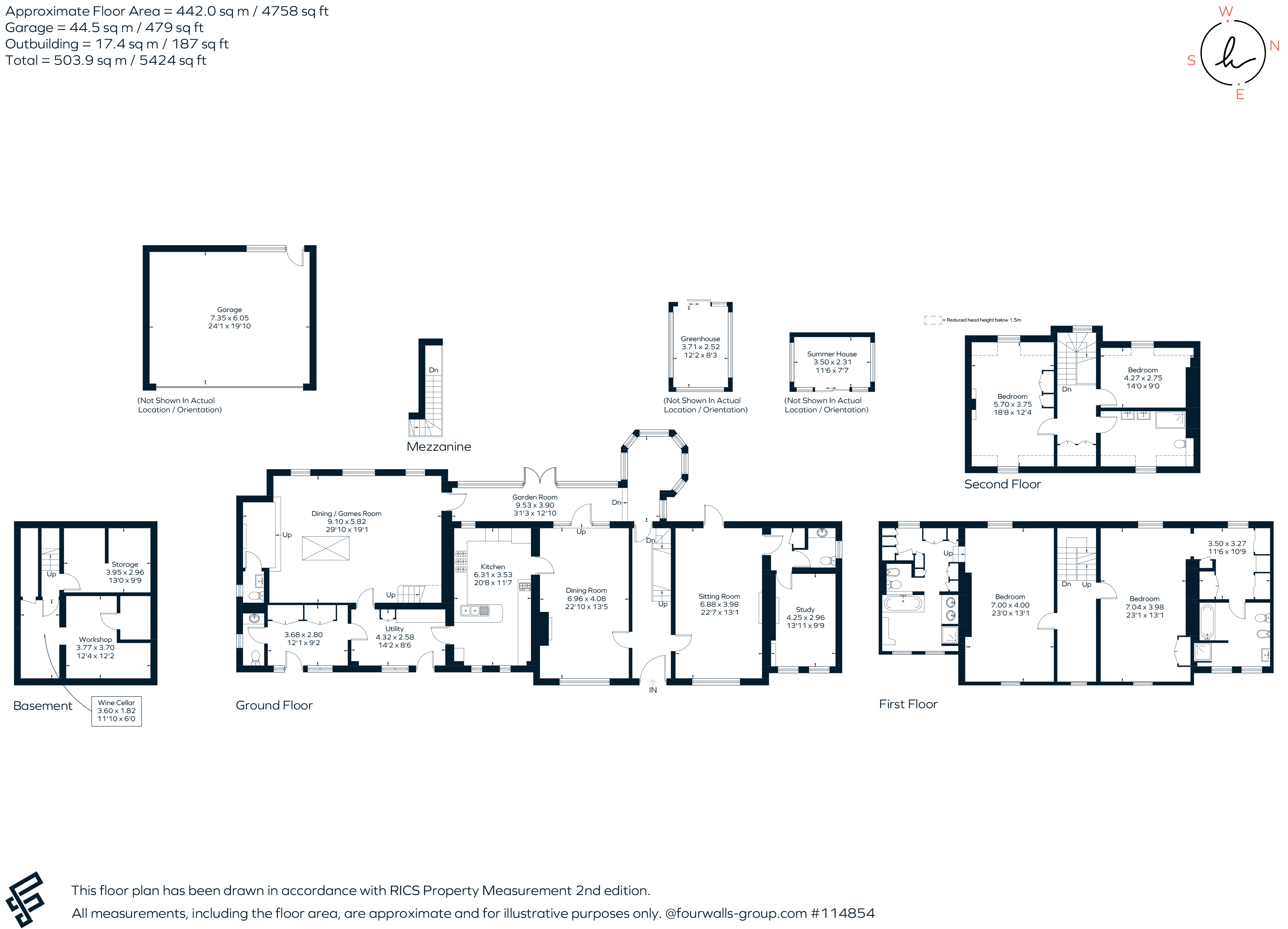 Maidstone House, Chalk Lane, Epsom floorplan