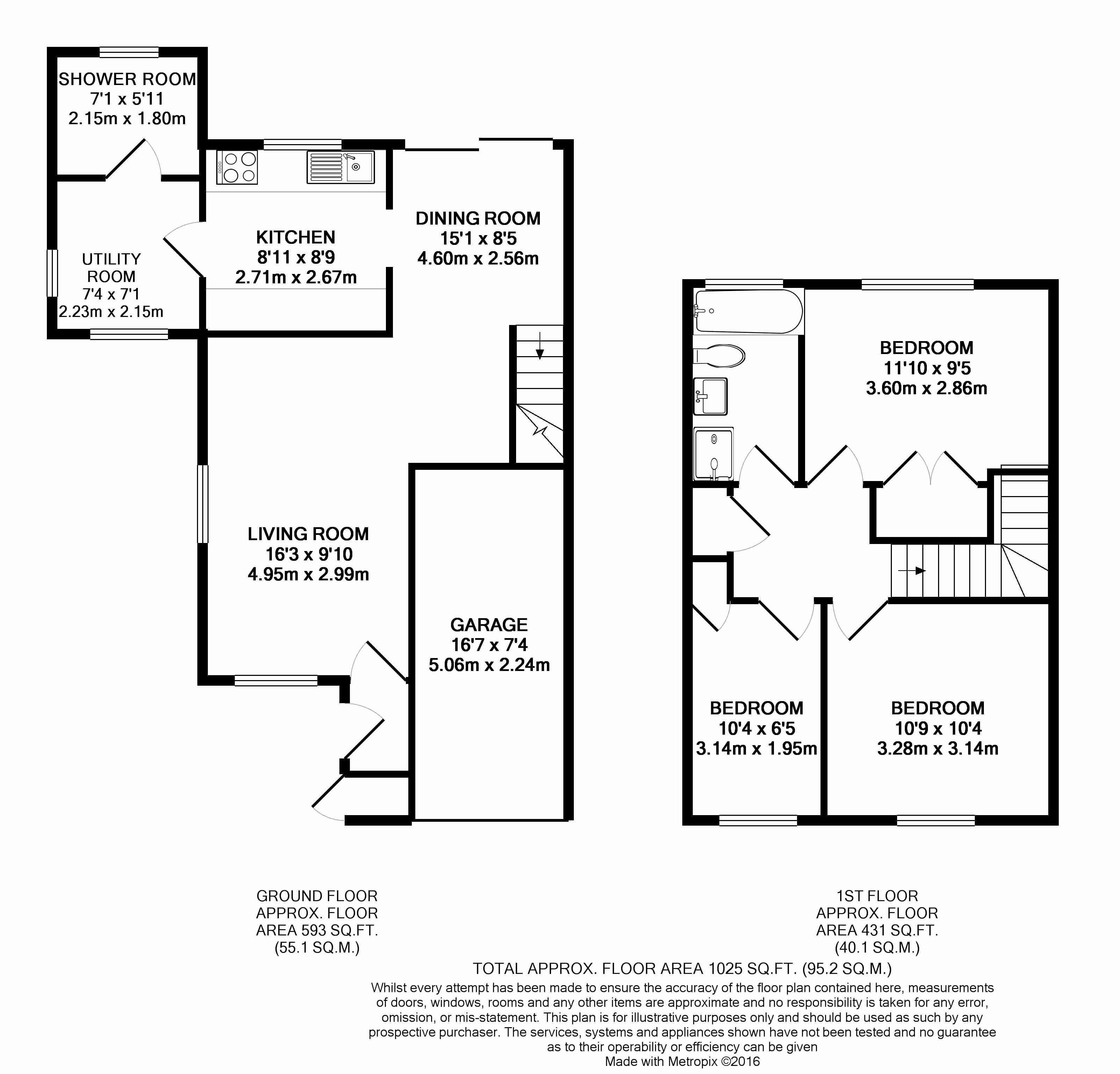 11, Maldon Court, Harpenden floorplan