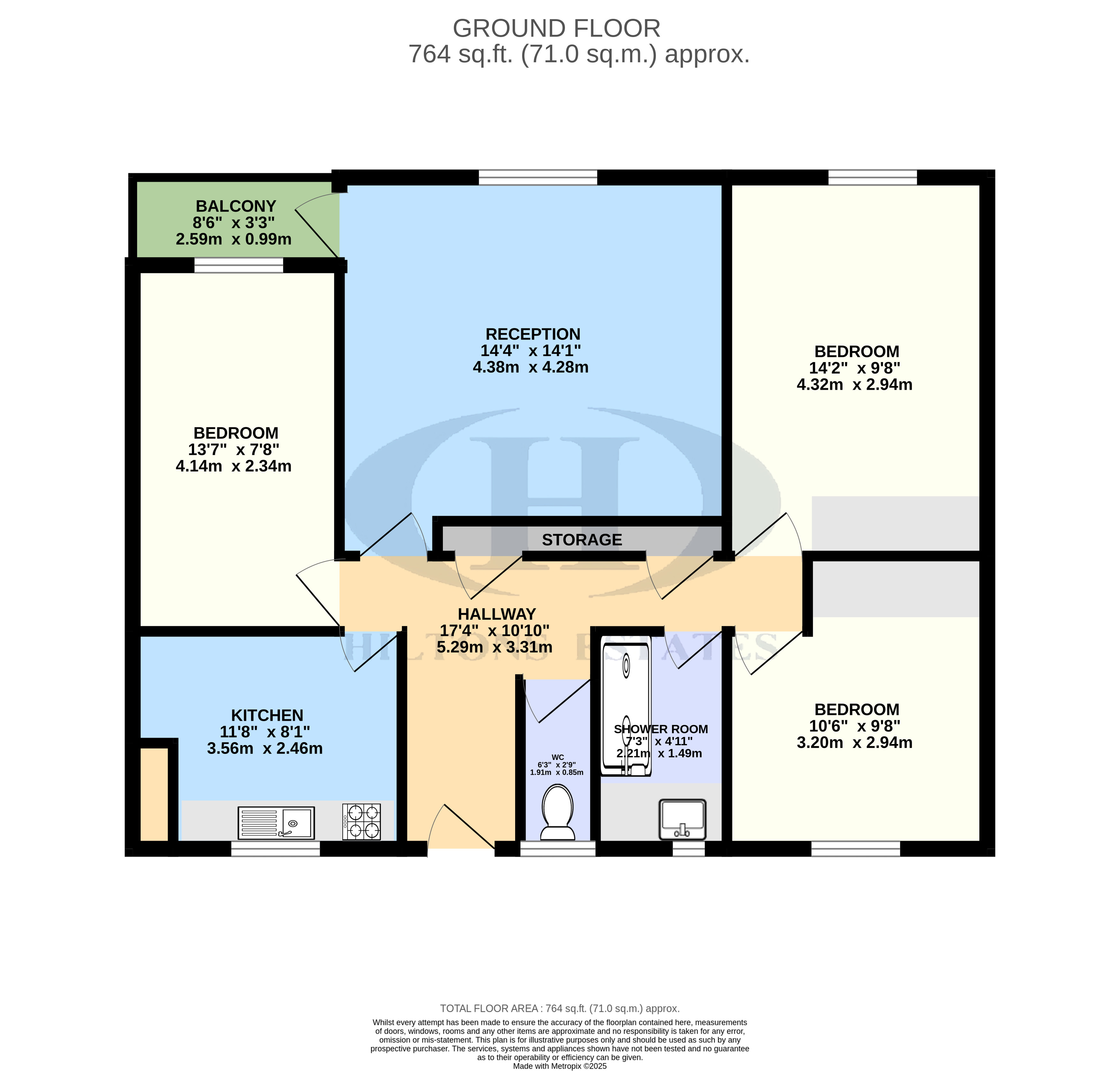 10 Gardner House, The Broadway, Southall floorplan