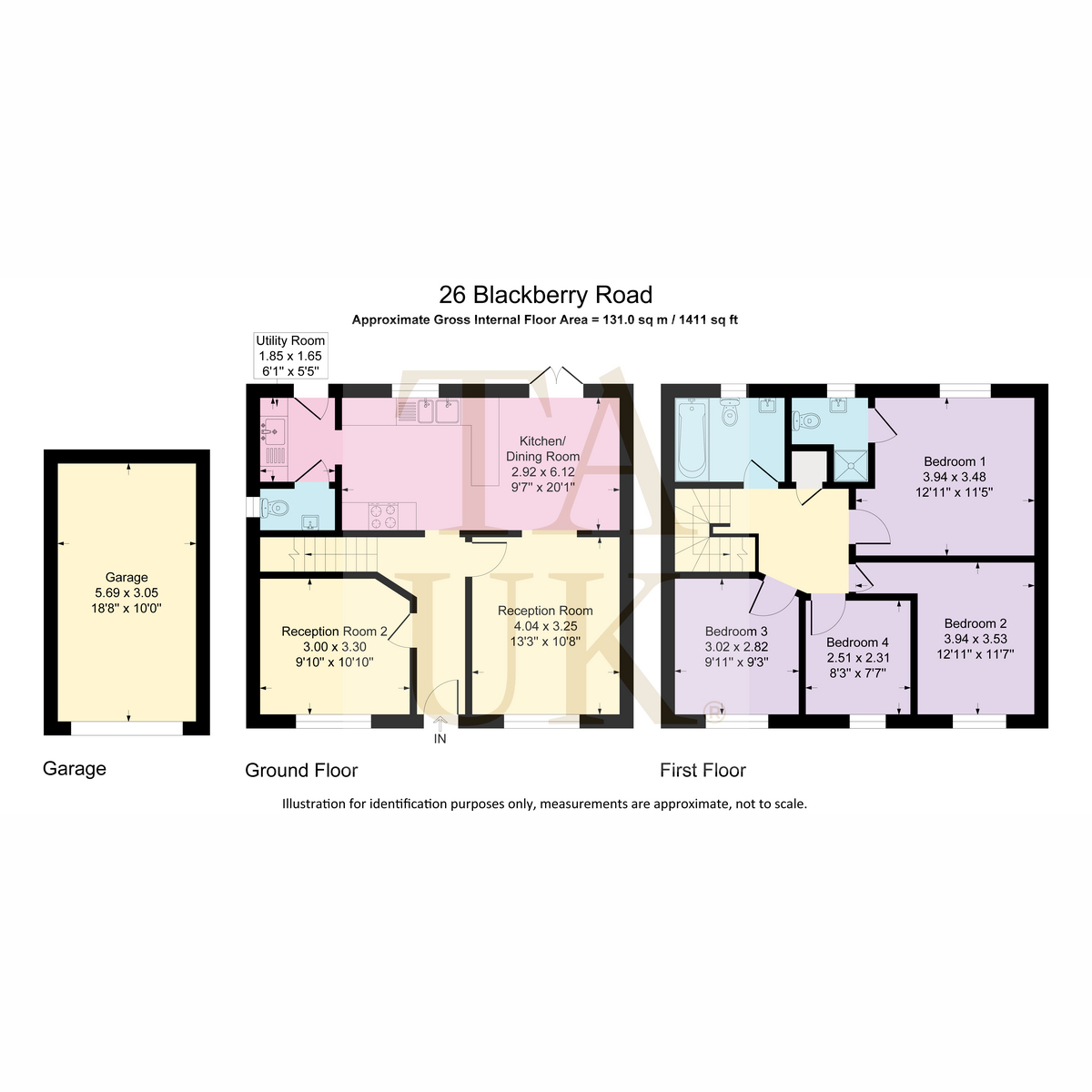 26, Blackberry Road, Frome floorplan
