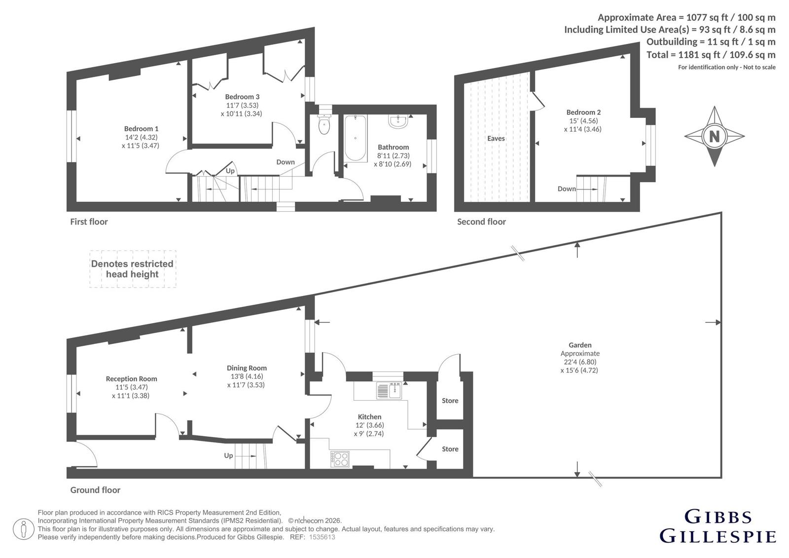 Grove Road, London floorplan