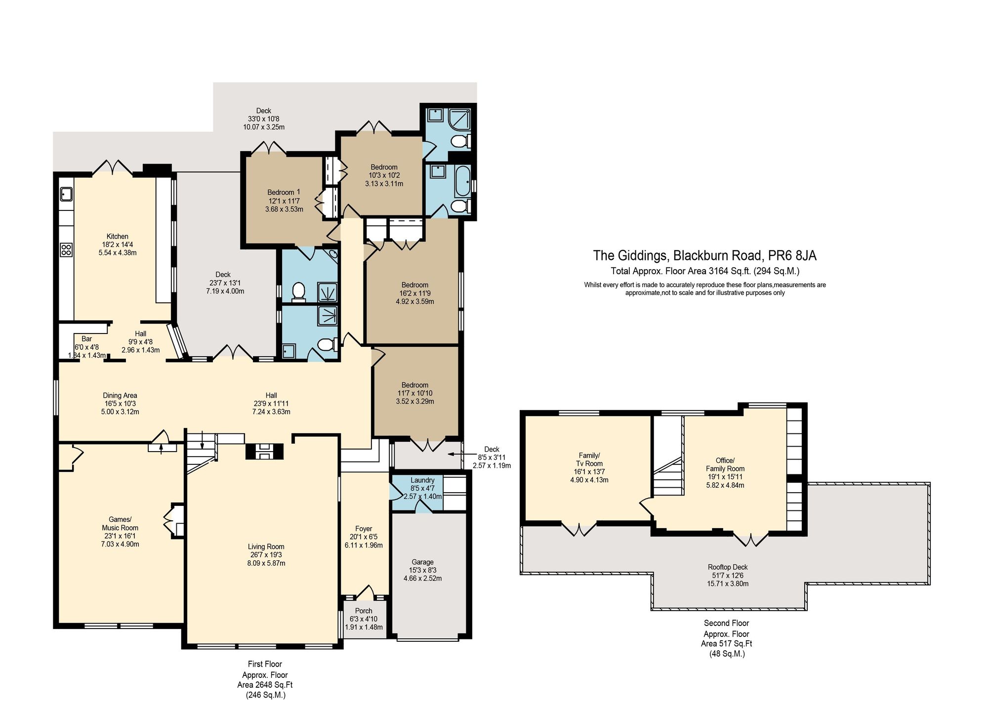 The Giddings Blackburn Road, Chorley floorplan