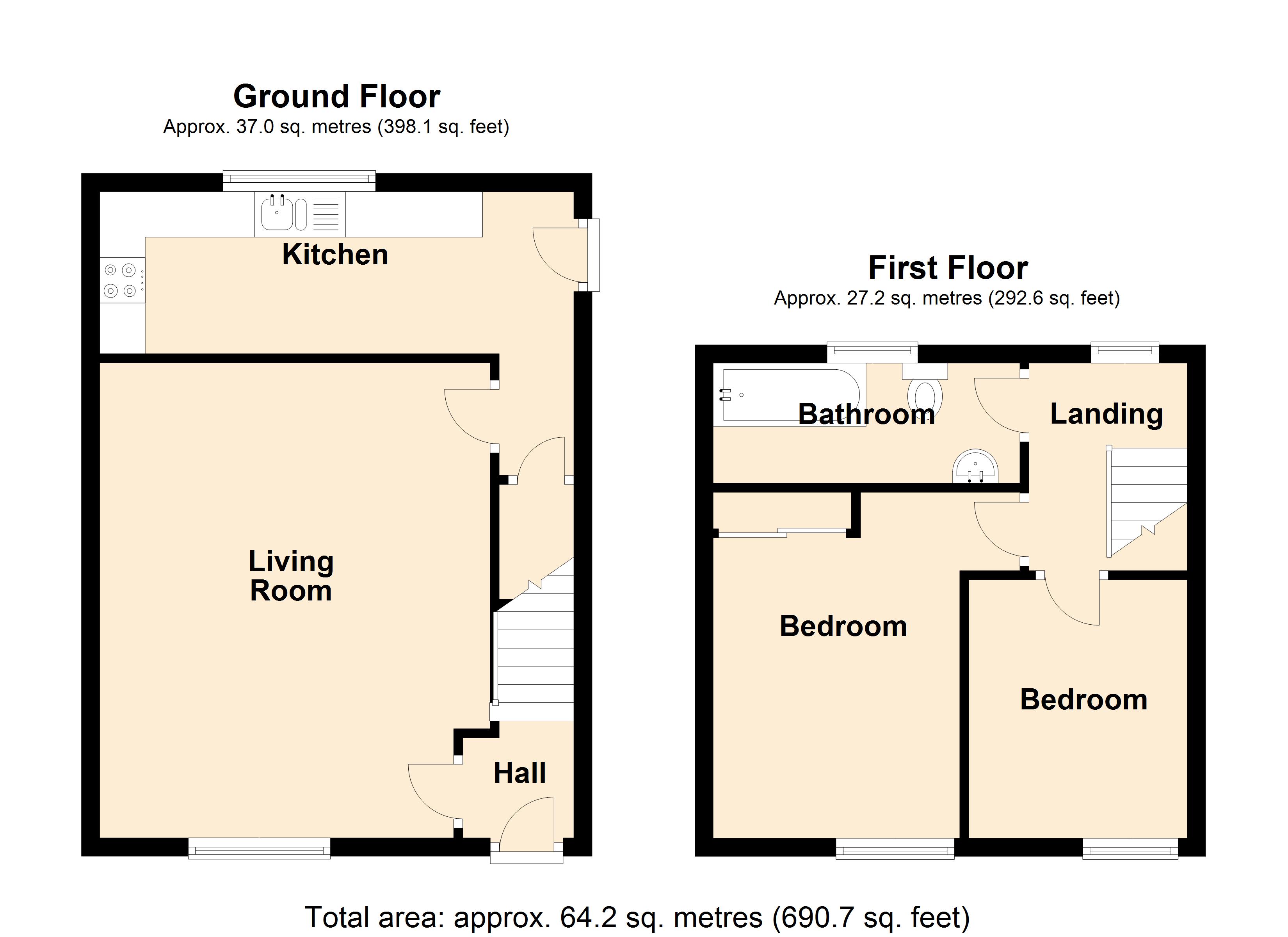 2 Bedrooms Terraced house for sale in Carr Street, Little Town, Liversedge WF15