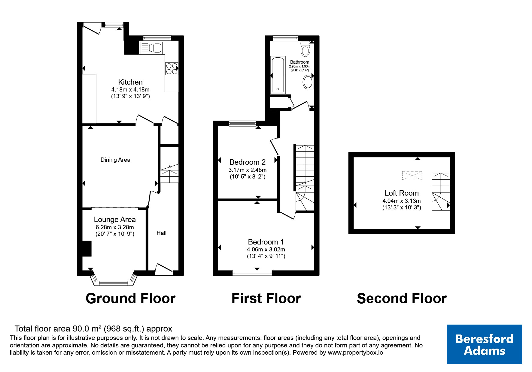 14, Roland Street, Isle of Anglesey floorplan