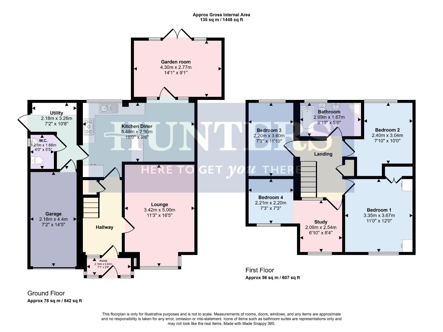8, Thirlmere Road, Wigston floorplan