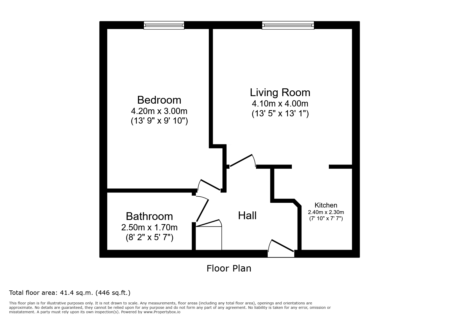 Flat 14, Compass House,, West Street, Bristol floorplan