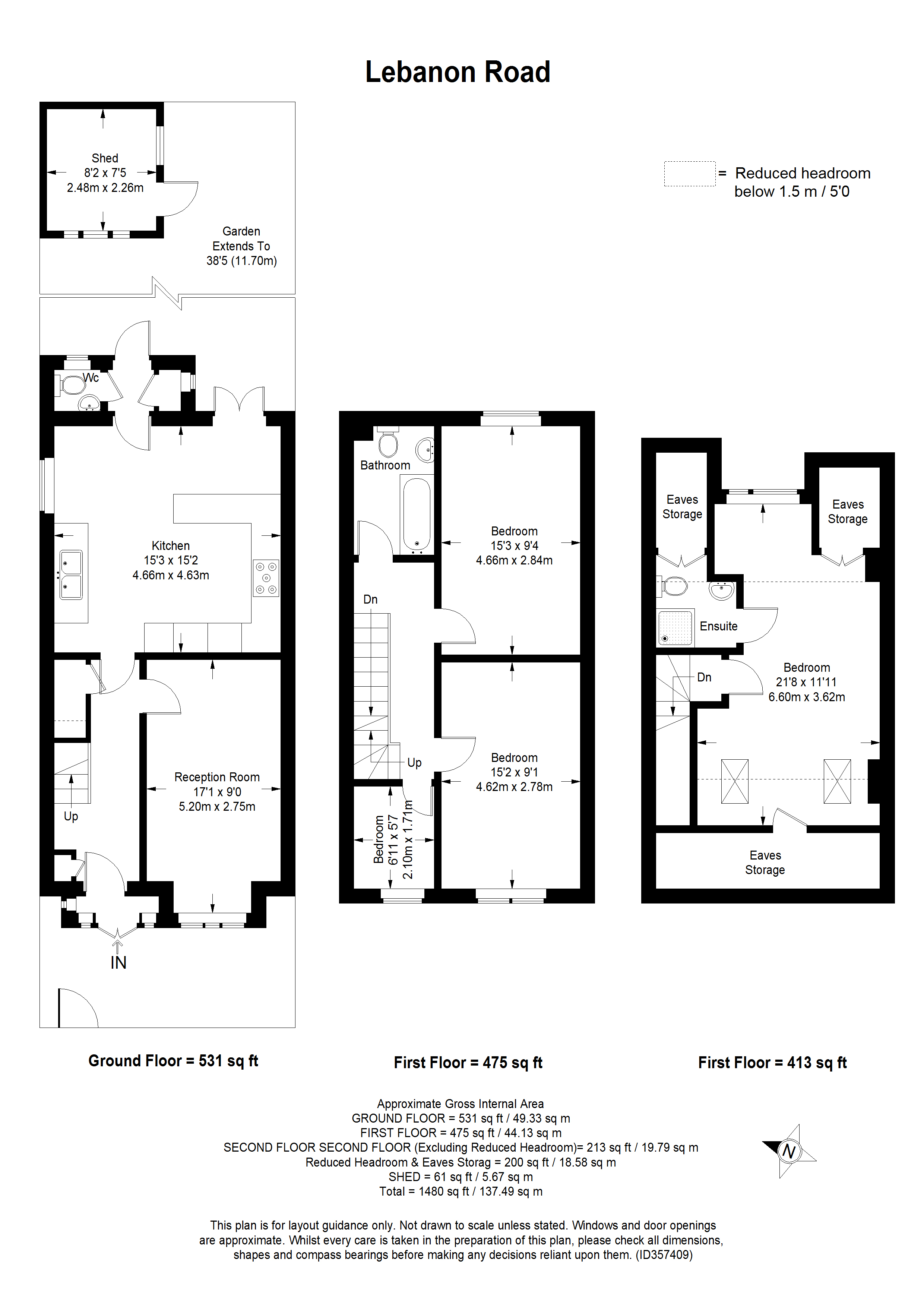 4 Bedrooms Terraced house for sale in Lebanon Road, Addiscombe, Croydon CR0