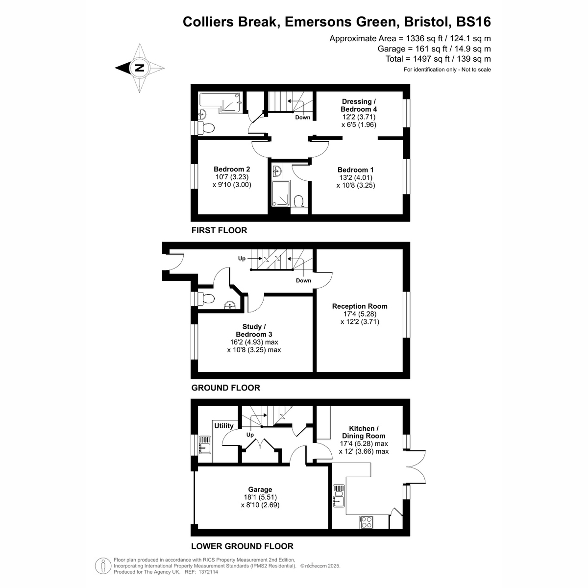 27, Colliers Break, Bristol floorplan