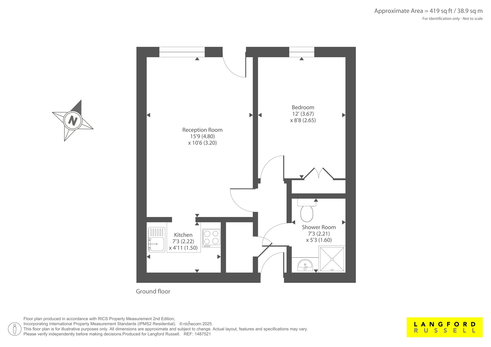 Flat 8, Home Coppice House, 1, Park Avenue, Bromley floorplan