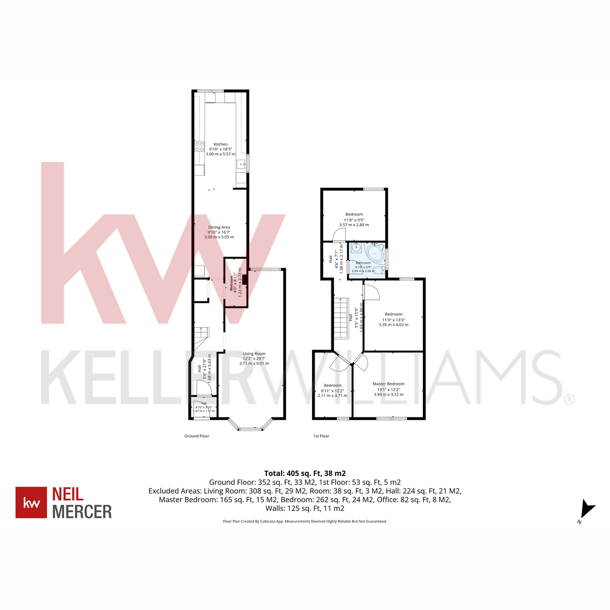 84, Portland Road, Rushden floorplan