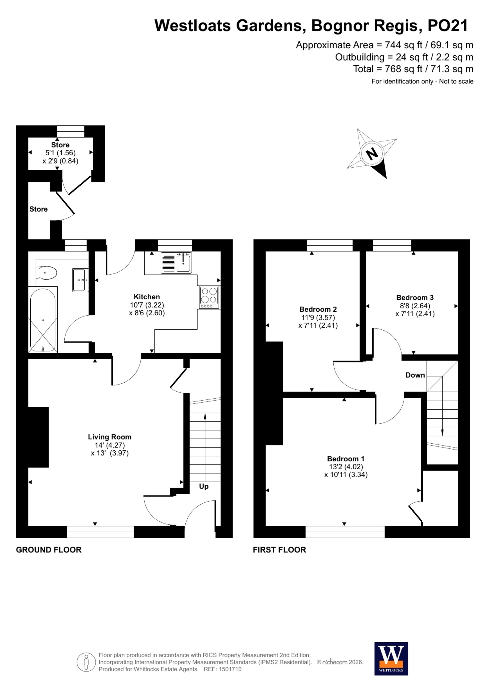 14 Westloats Gardens, Bognor Regis floorplan