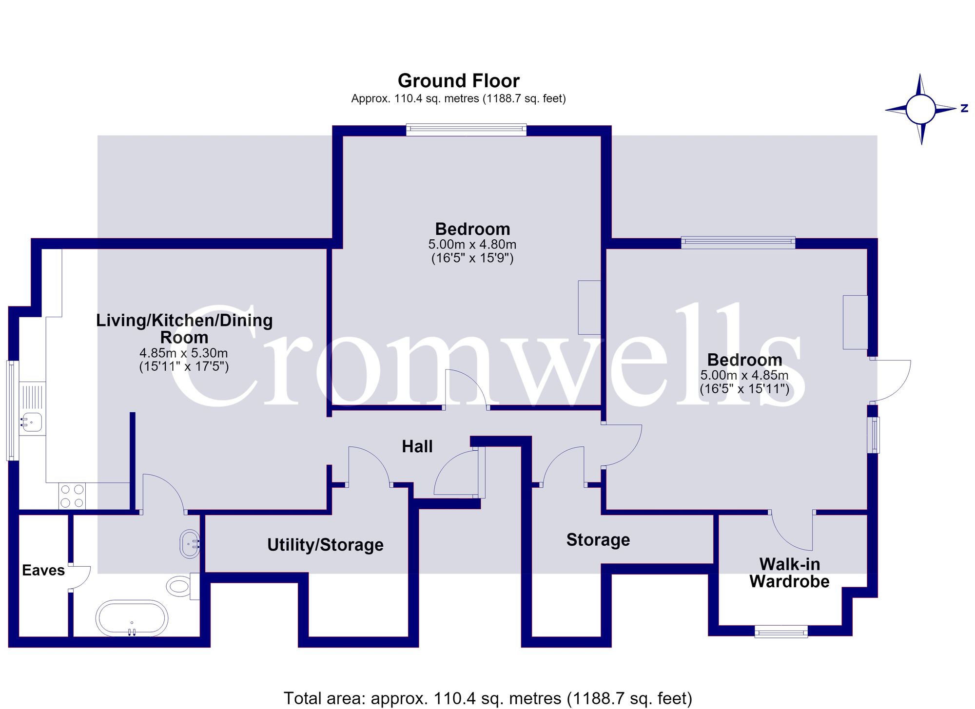 3 Harby Browe Grafton Close, Worcester Park floorplan