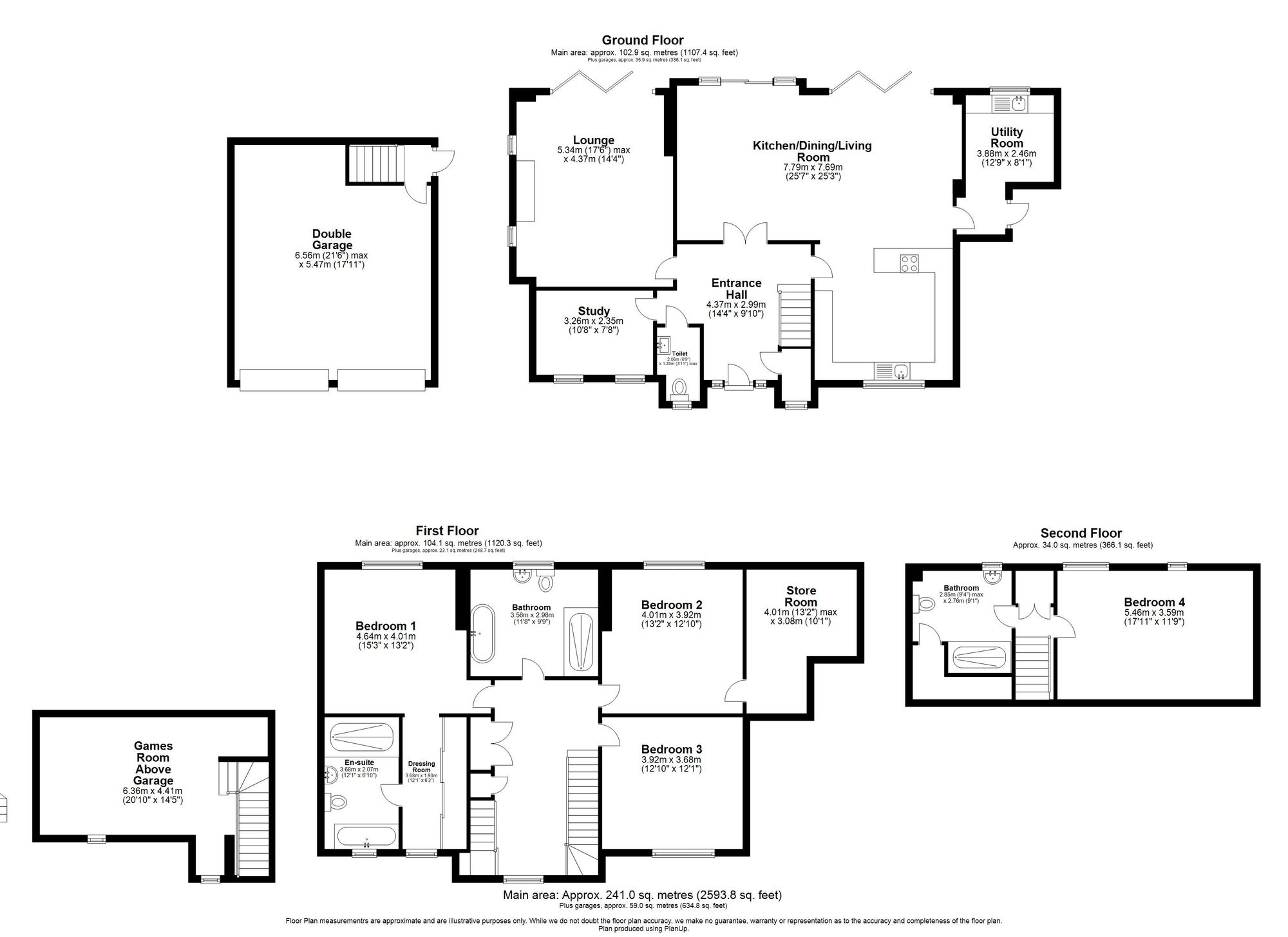 90 Green Drift, Royston floorplan