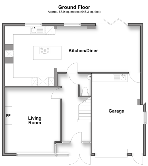 Crest Road, South Croydon floorplan