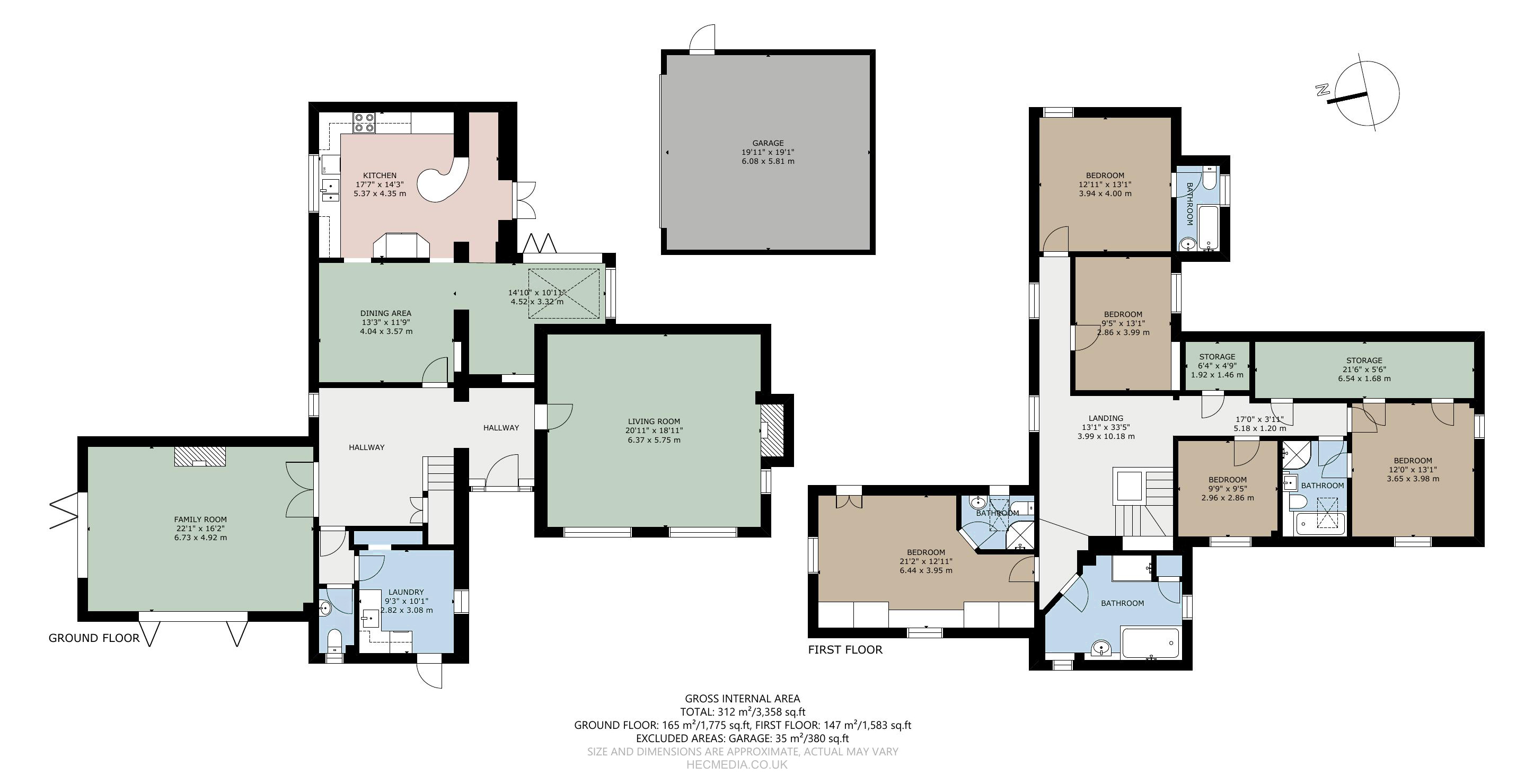 Long Furlong House,, Sunningwell, Oxfordshire floorplan
